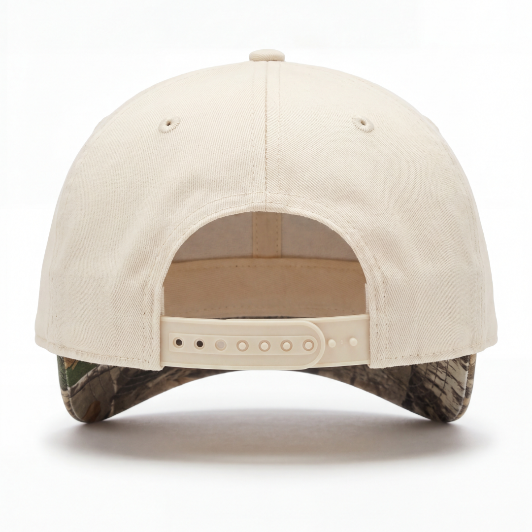 Baylor Bears Texas camo hat back — Zoleado signature and strap-back closure