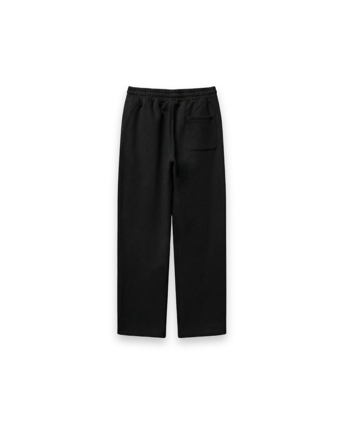 Premium Heavyweight Sweatpants Black back on white background