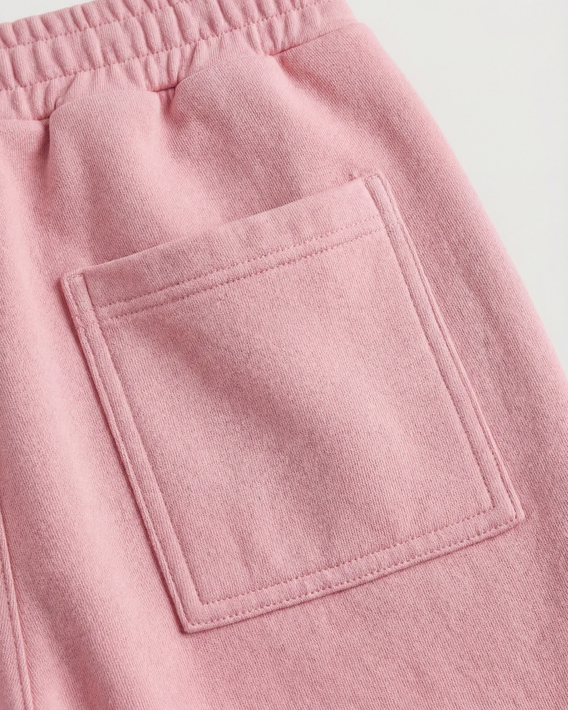 Zoleado Heavyweight Boxy Sweatpants – Acid Wash Pink