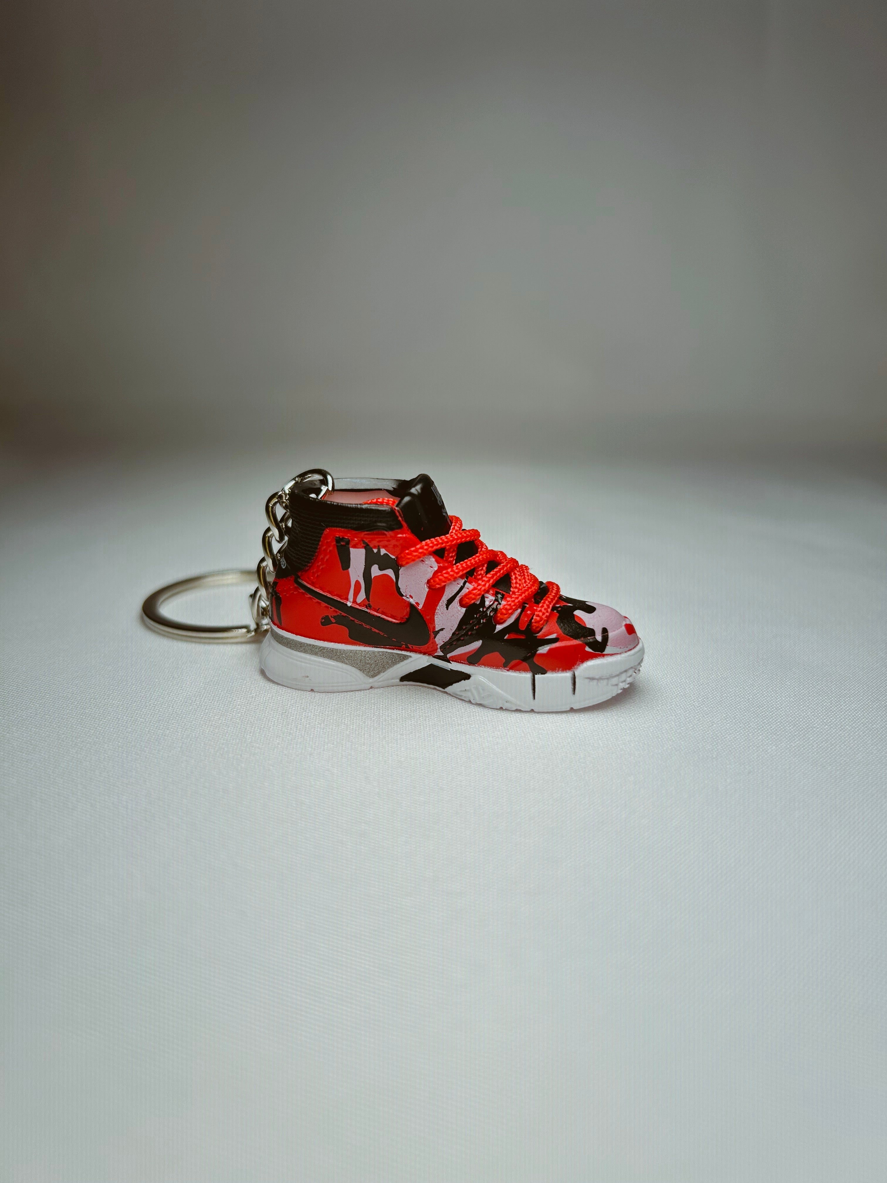 Nike Zoom Kobe 1 Protro x Undefeated Red Camo Keyring 3D Rubber