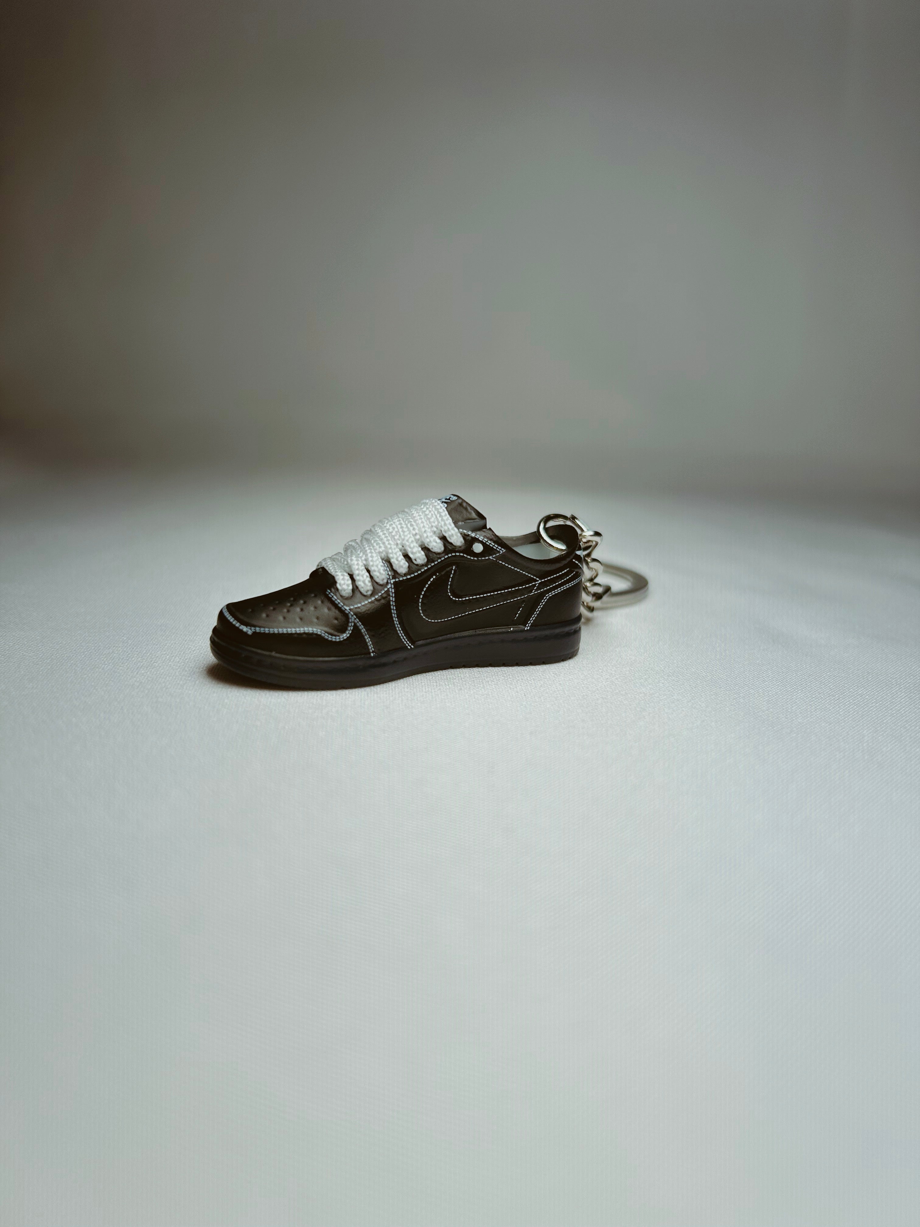 Air Jordan 1 Retro Low OG Travis Scott Black Phantom Keychain 3D Rubber