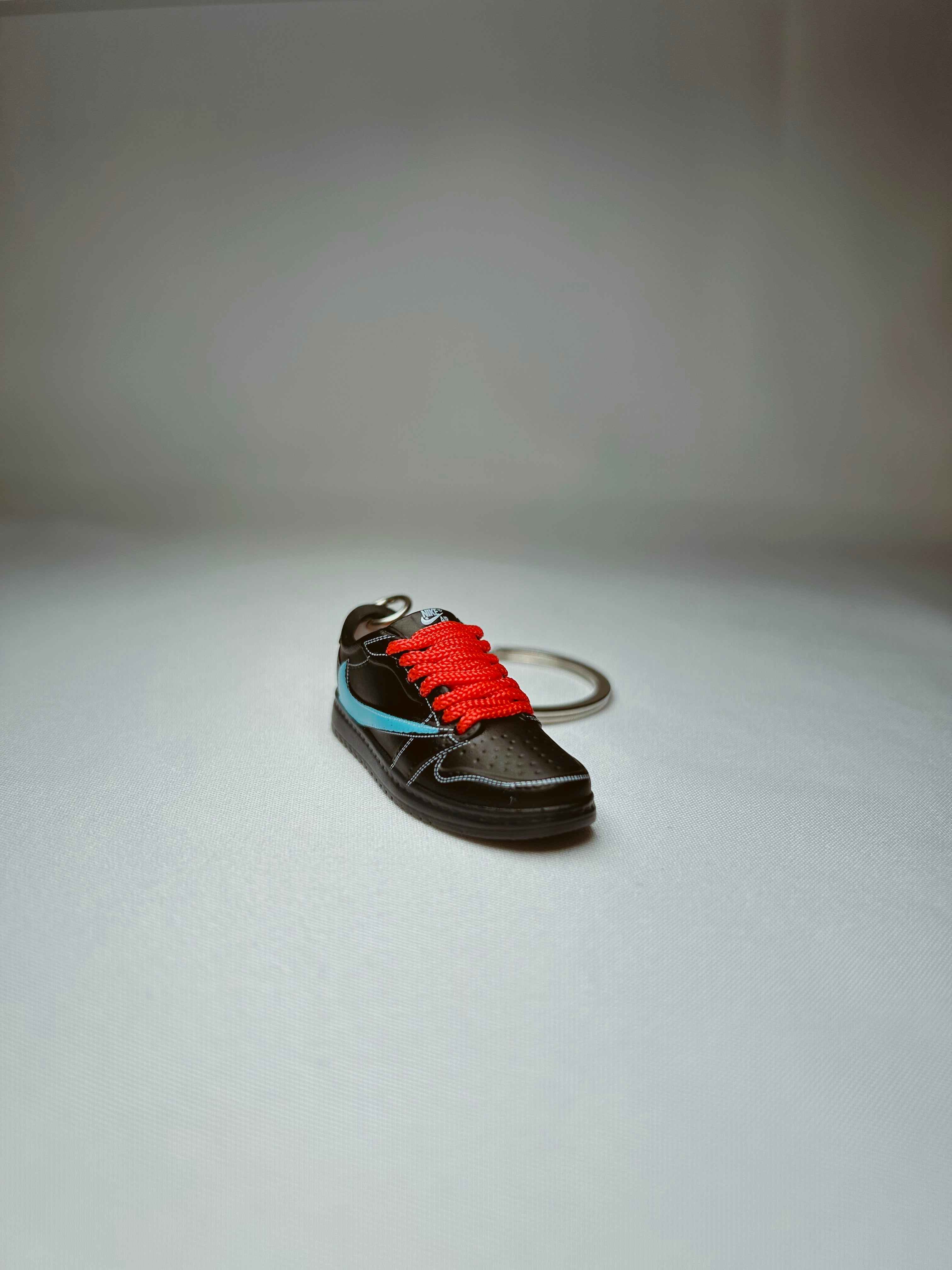 Travis Scott x Air Jordan 1 Low Tiffany (Red Lace) Mini Shoe Keychain