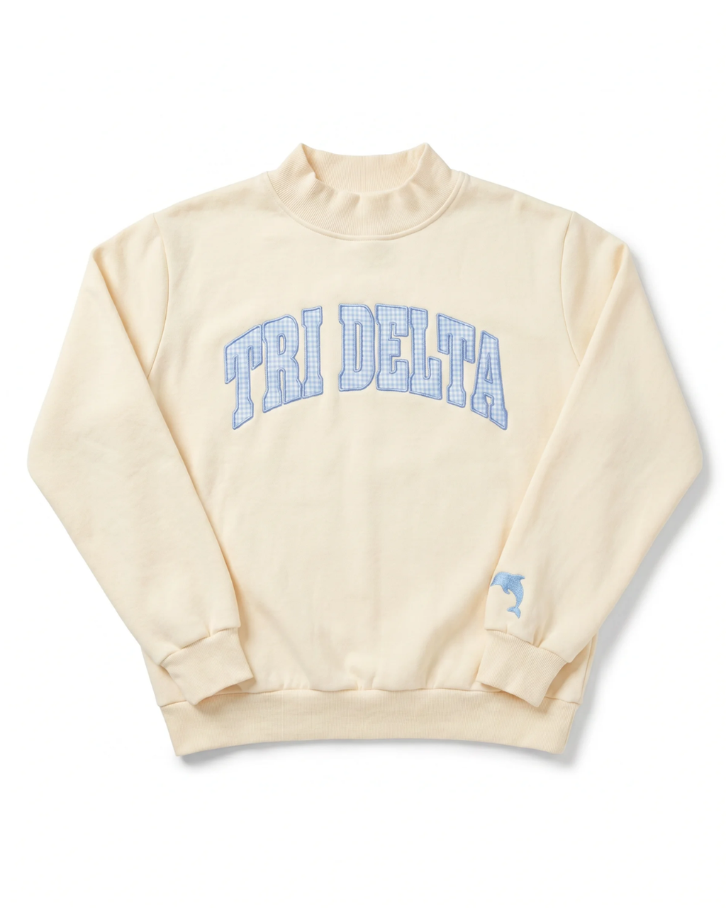 Tri Delta Mockneck Top – Licensed Sorority | Zoleado