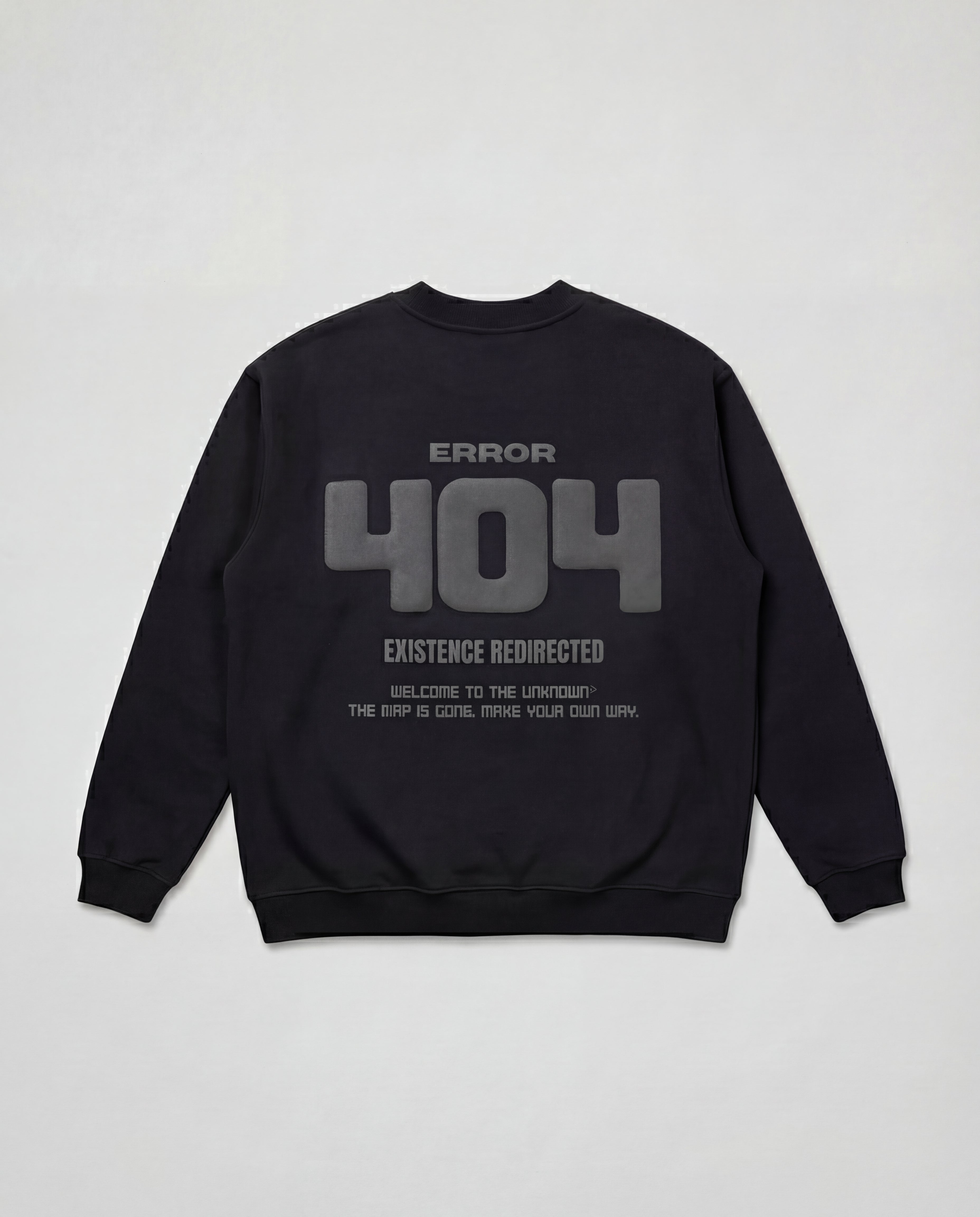 Zoleado Error 404 Puff Print Crewneck
