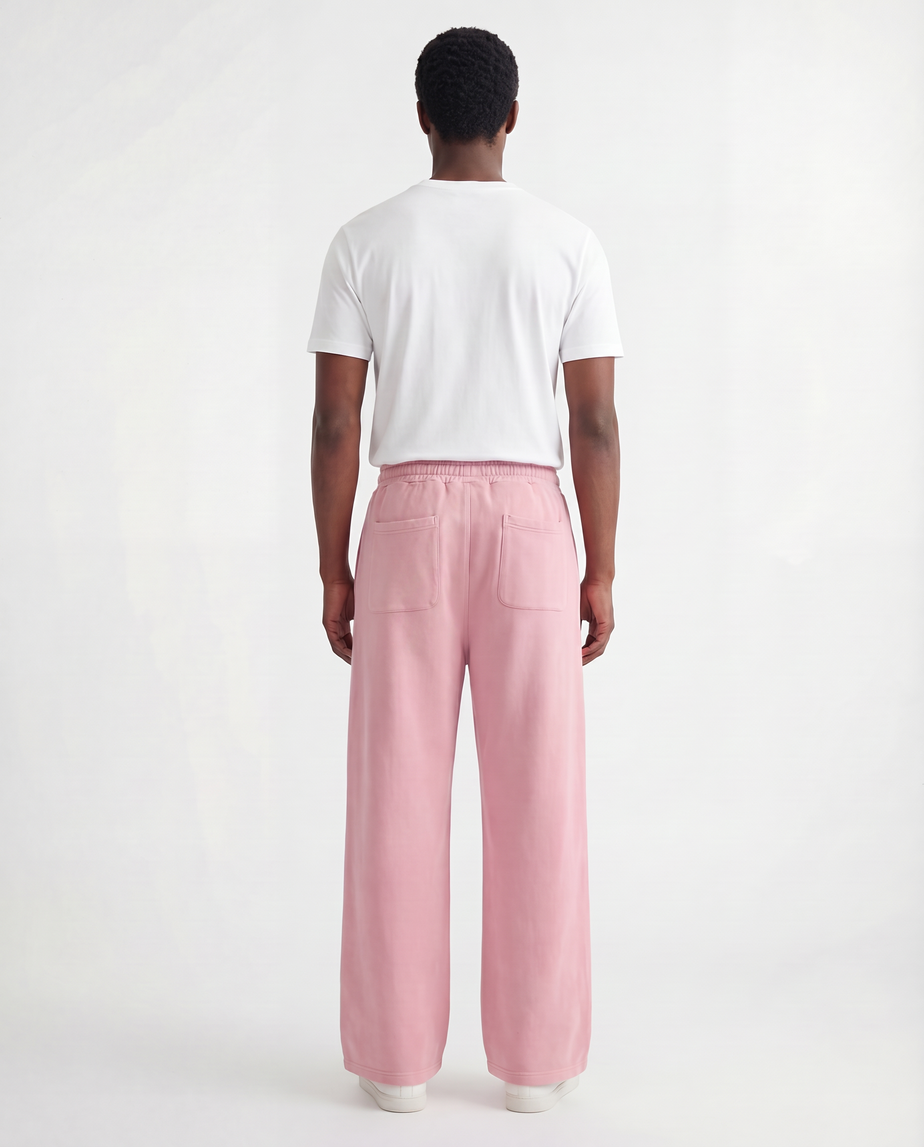 Zoleado Heavyweight Boxy Sweatpants – Acid Wash Pink
