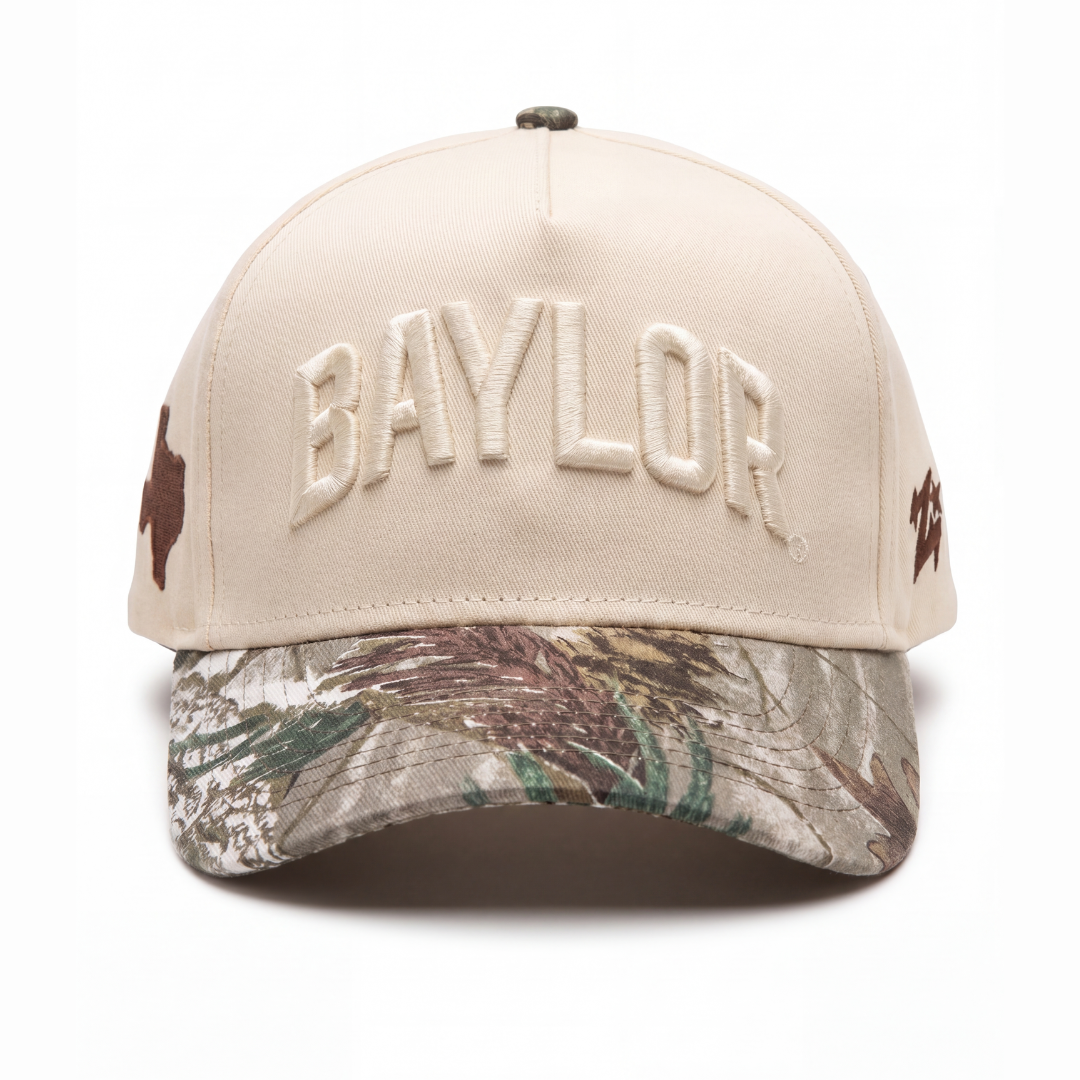 Baylor Bears Texas Camo Hat - Embroidered Baseball Cap for Game Day