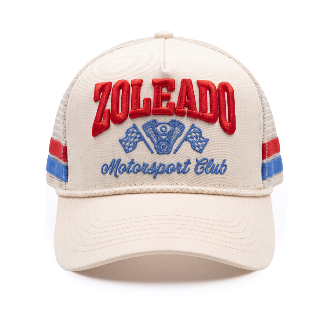 Zoleado Vintage Motorsport Trucker Hat