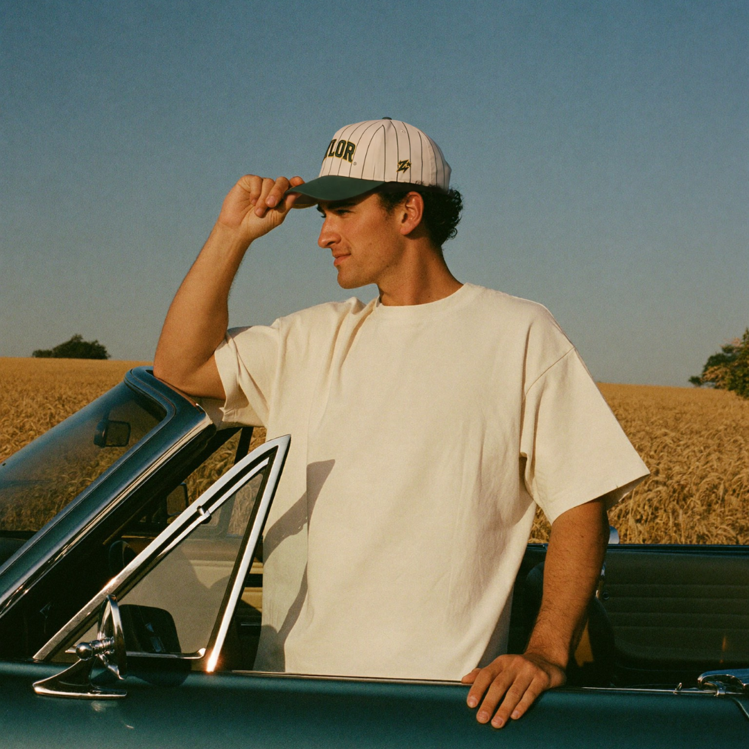 Baylor Vintage Pinstripe Hat