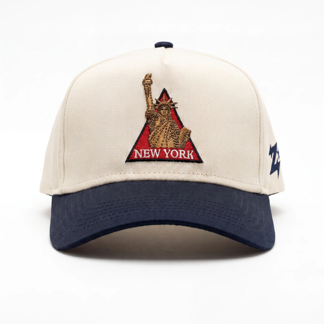 New York Statue of Liberty Hat - Bronze Embroidered NYC Baseball Cap