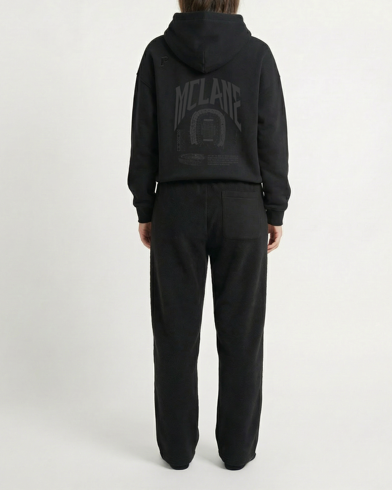 Premium Heavyweight Cotton Sweatpant - Unisex Relaxed Fit (Black)