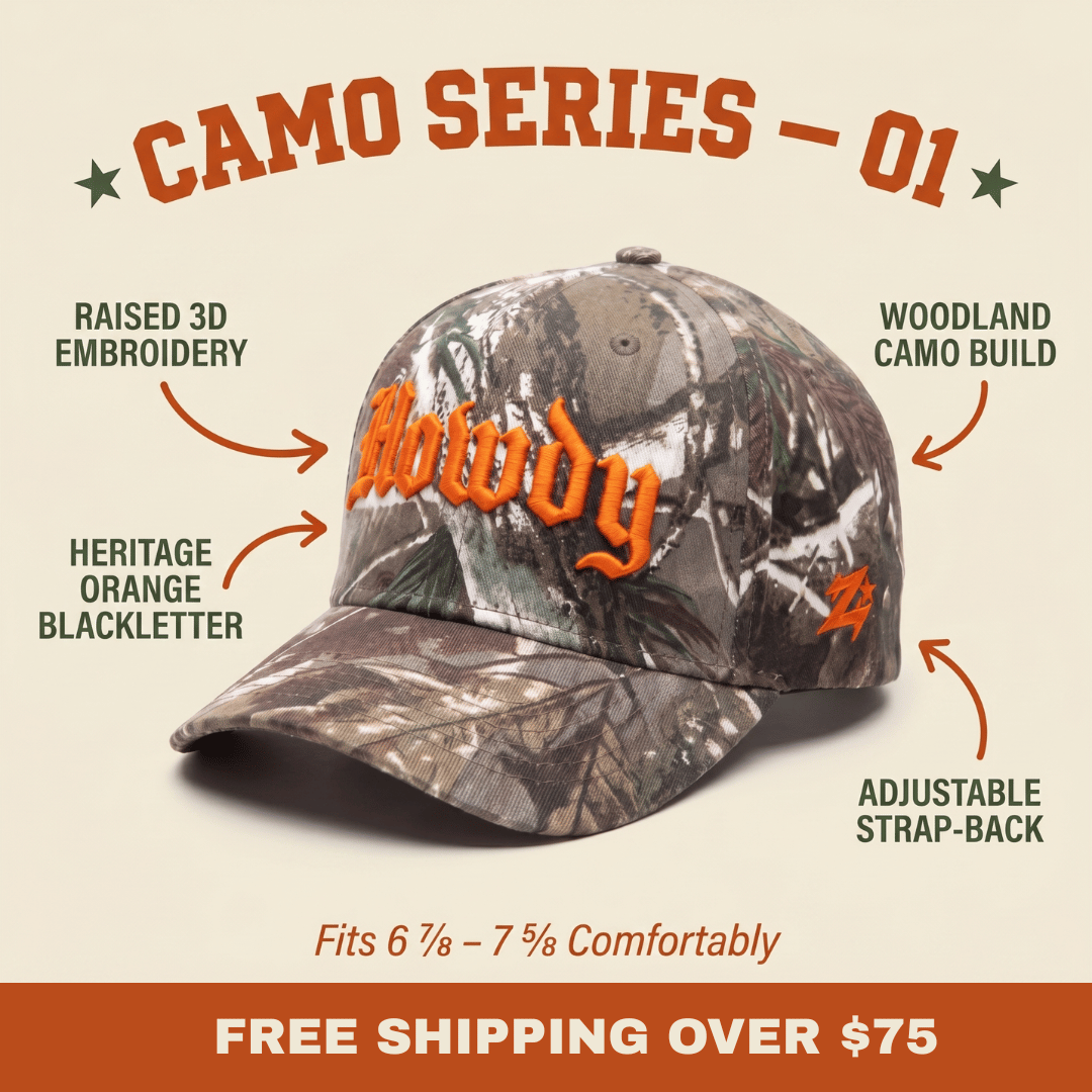 Howdy Hat – Camo Trucker