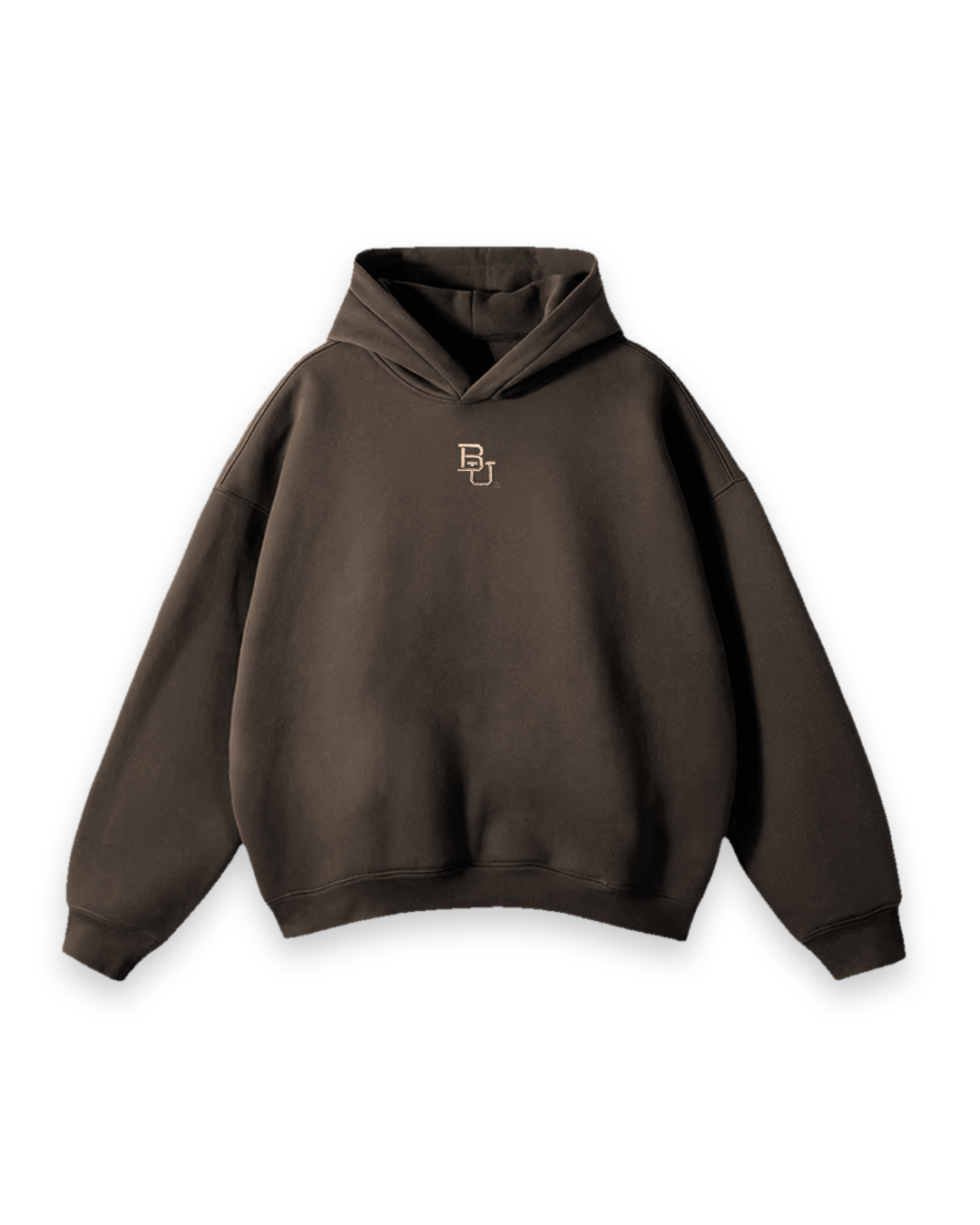 Baylor McLane Brown Hoodie on white background