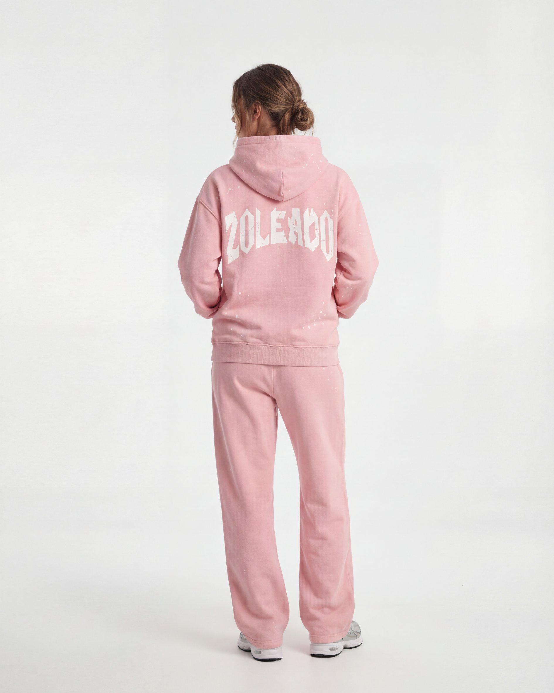 Camellia flower hoodie by Zoleado Clothing Co.