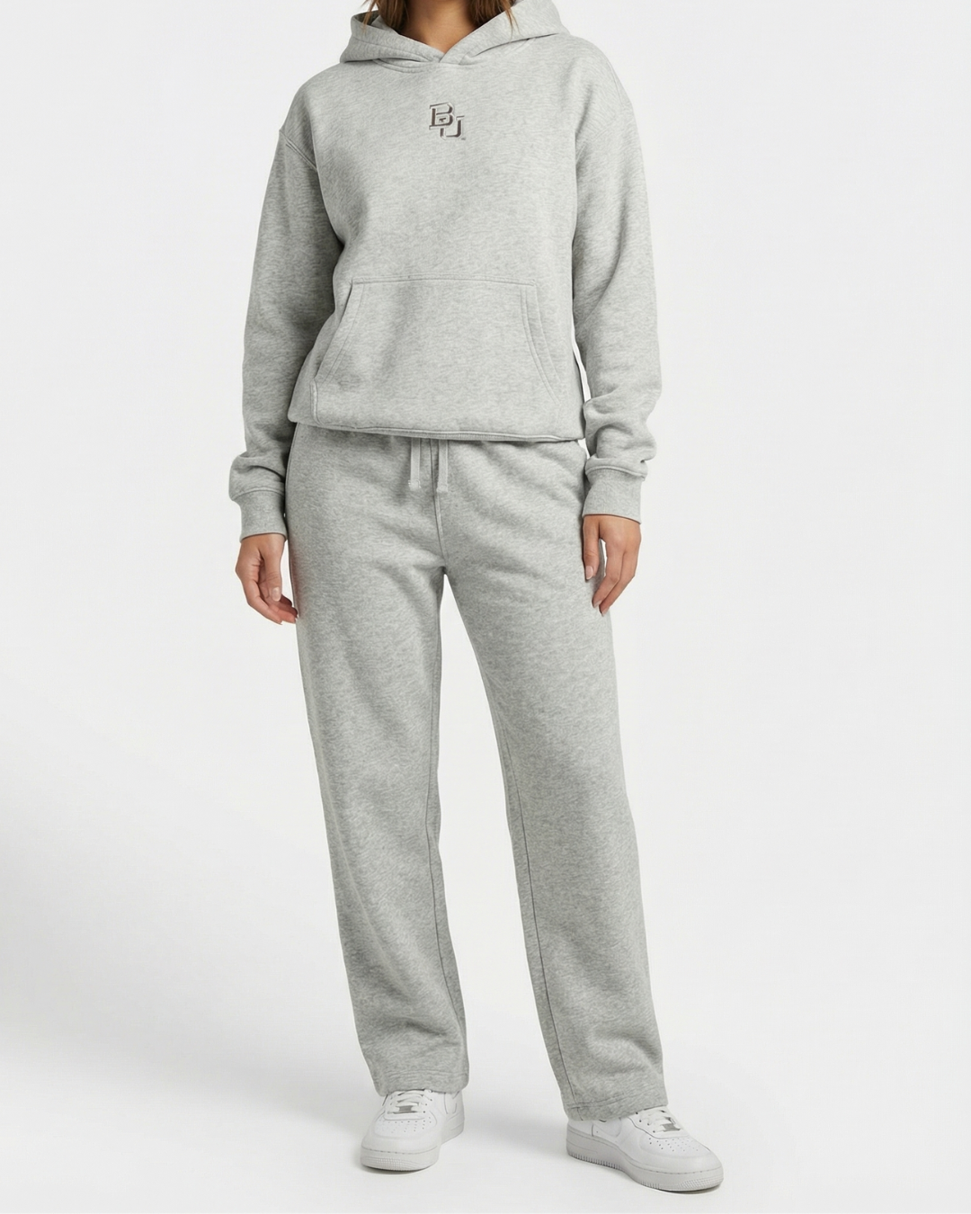 Premium Heavyweight Cotton Sweatpant - Unisex Relaxed Fit (Oatmeal Gray)