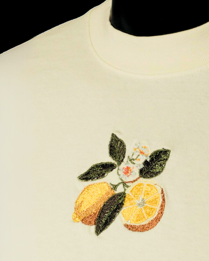 The Lemon Embroidered Tee - Unisex