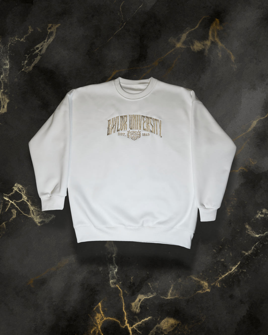 Baylor Vintage Embroidered Crewneck