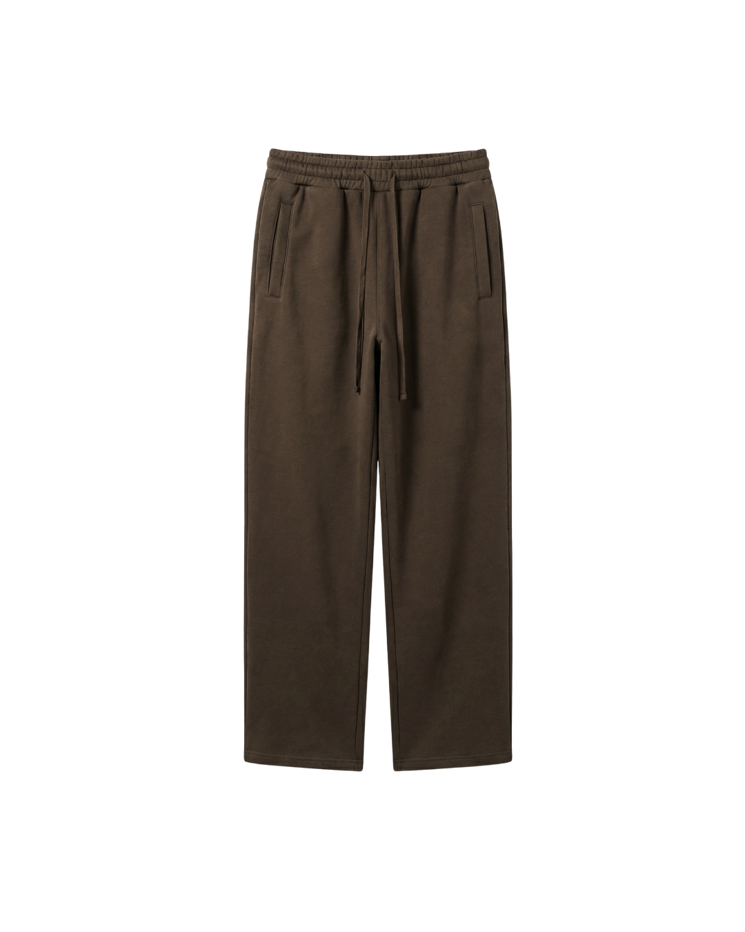 Brown pants on a white background