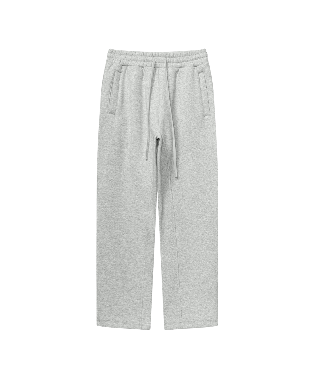 Gray sweatpants on a white background