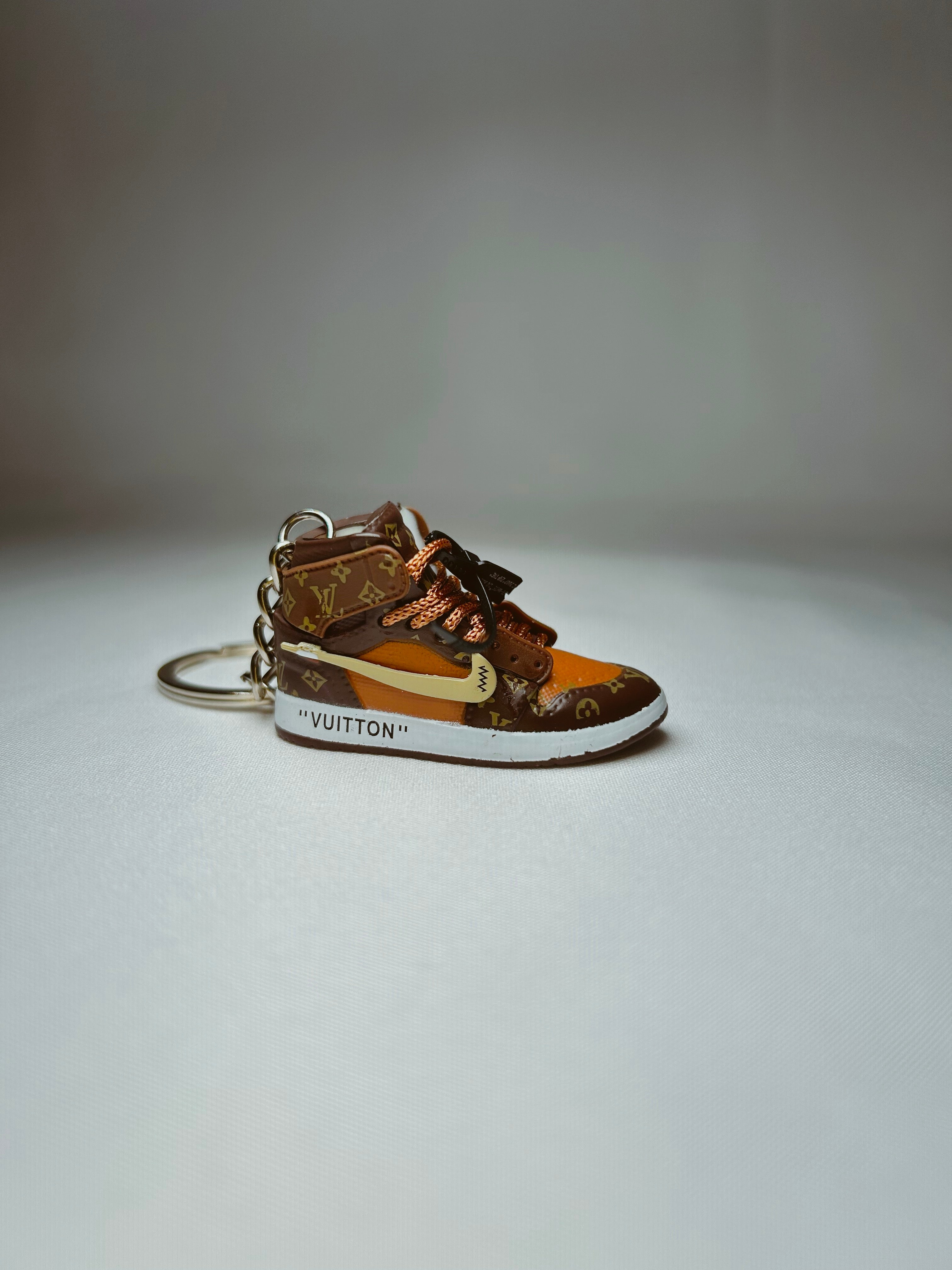 Nike Air Jordan 1 Louis Vuitton Shoe Keyring 3D Rubber