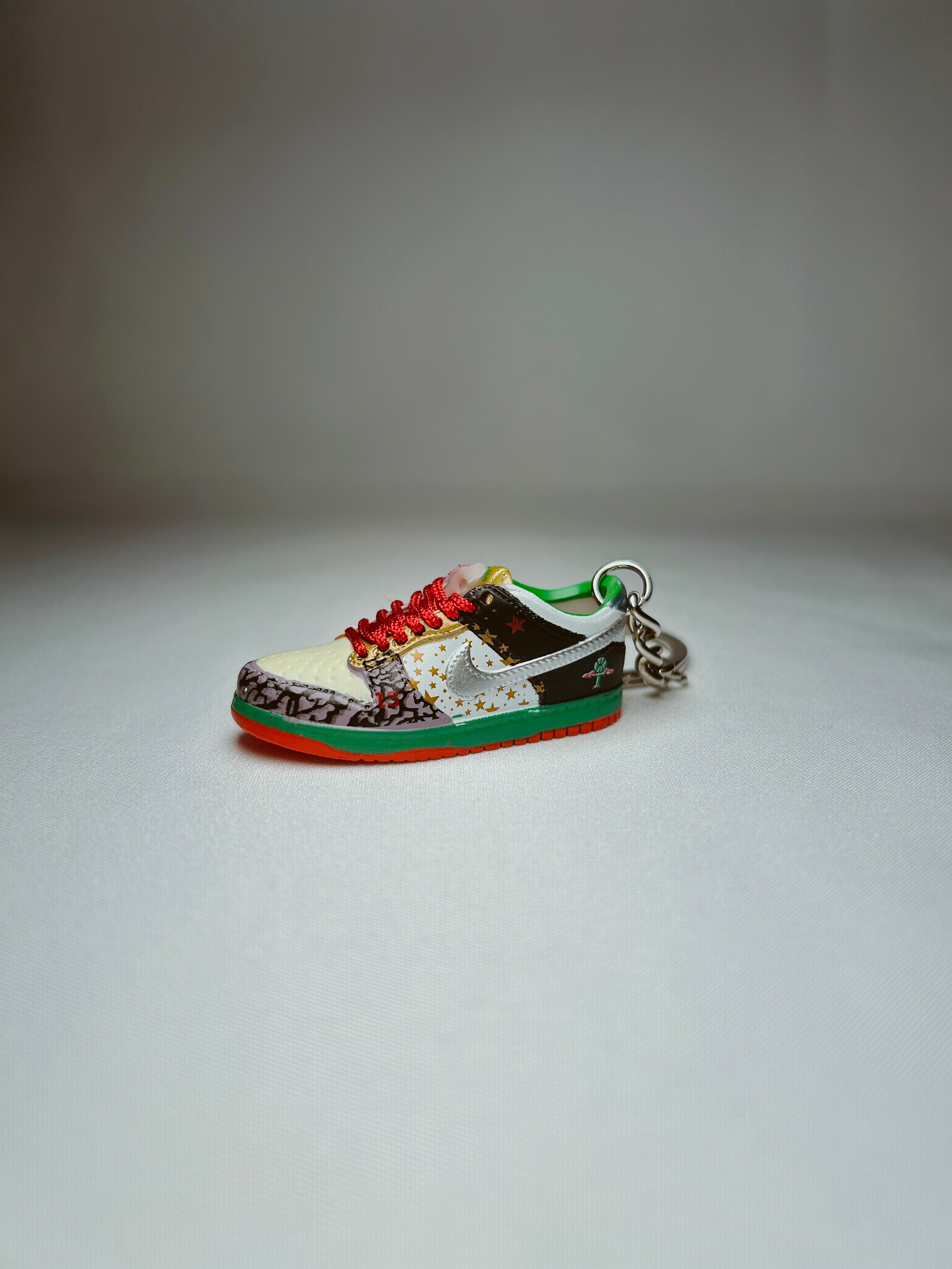 Nike SB Dunk Low "What The Dunk" Keyring Shoe 3D Rubber