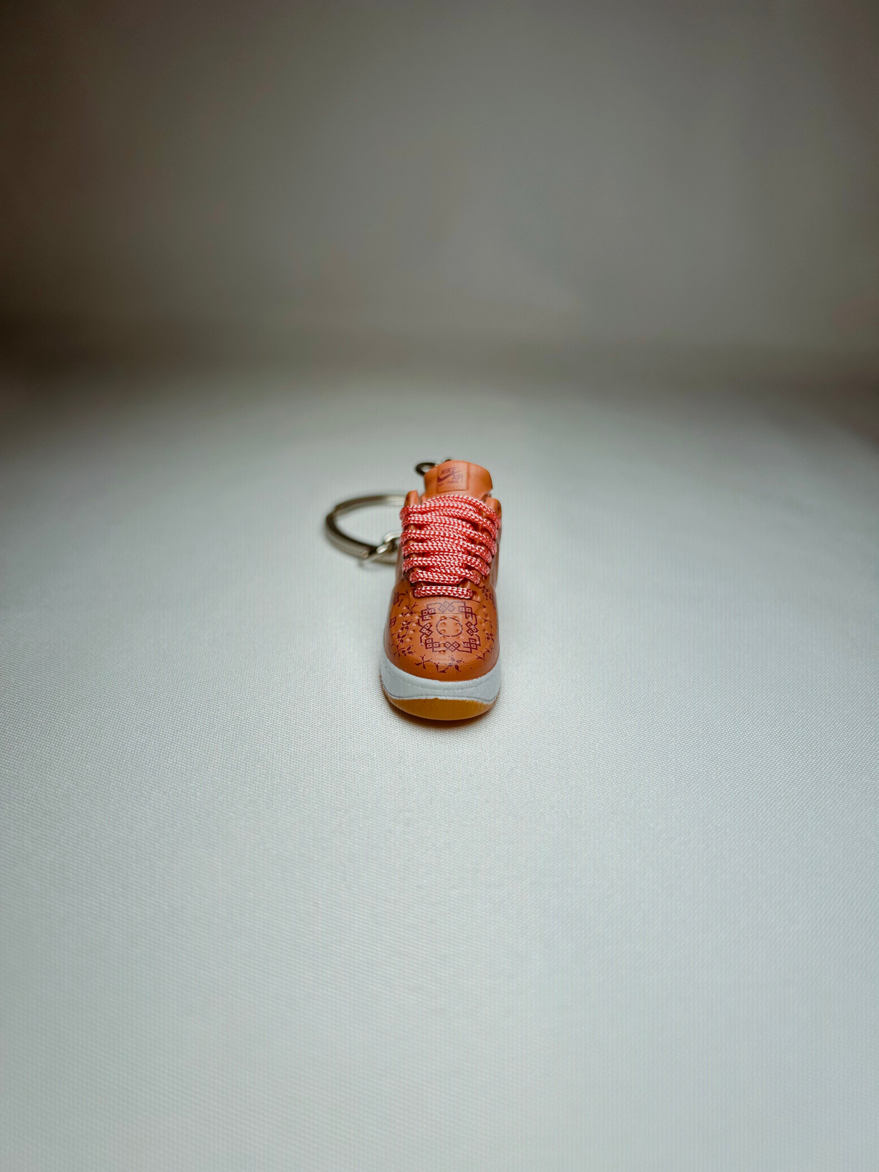 Clot X Air Force 1 Rose Gold Mini Shoe Keychain 3D Rubber