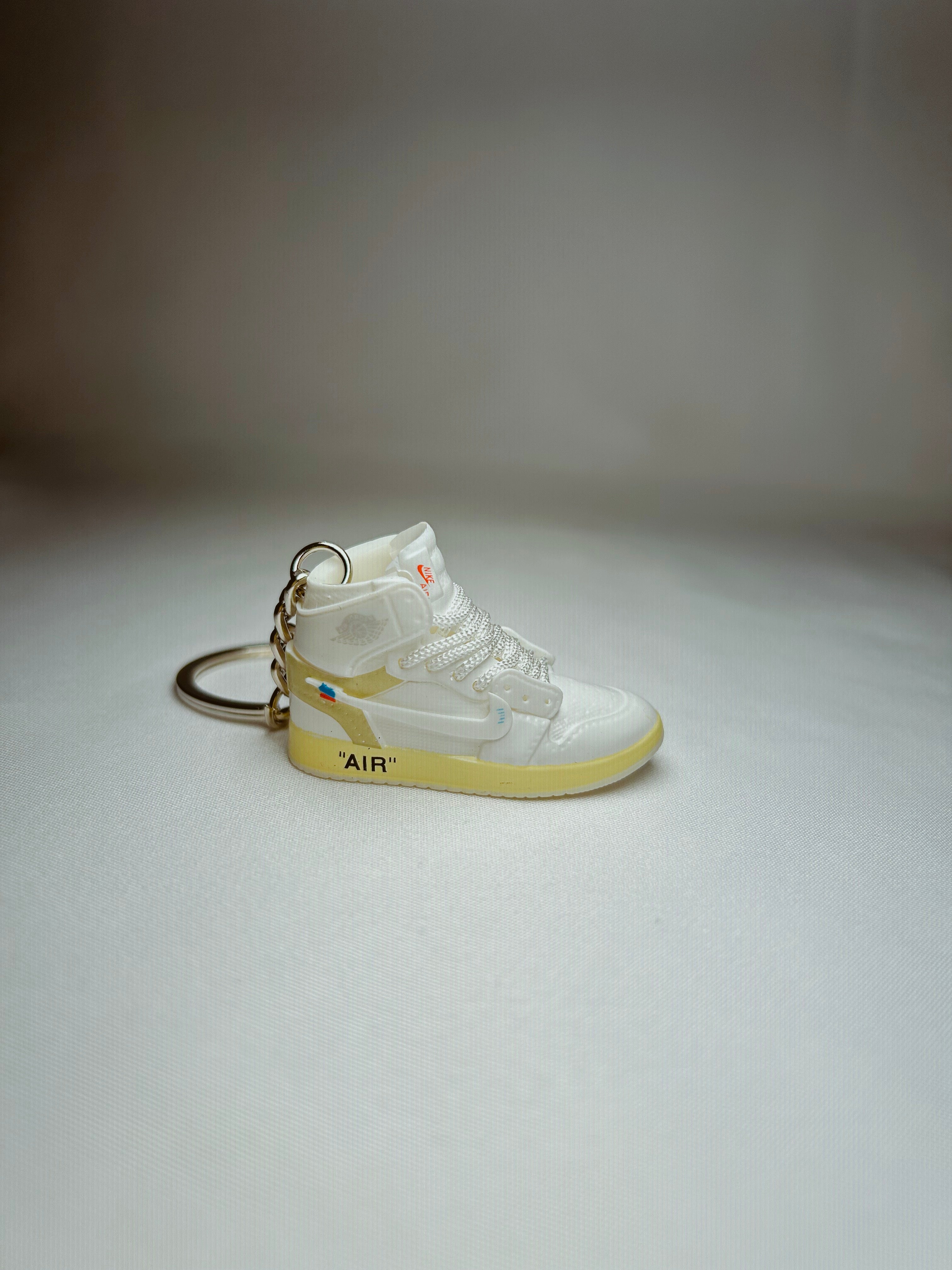 Off-White x Air Jordan 1 High NRG Mini Shoe Keychain 3D Rubber