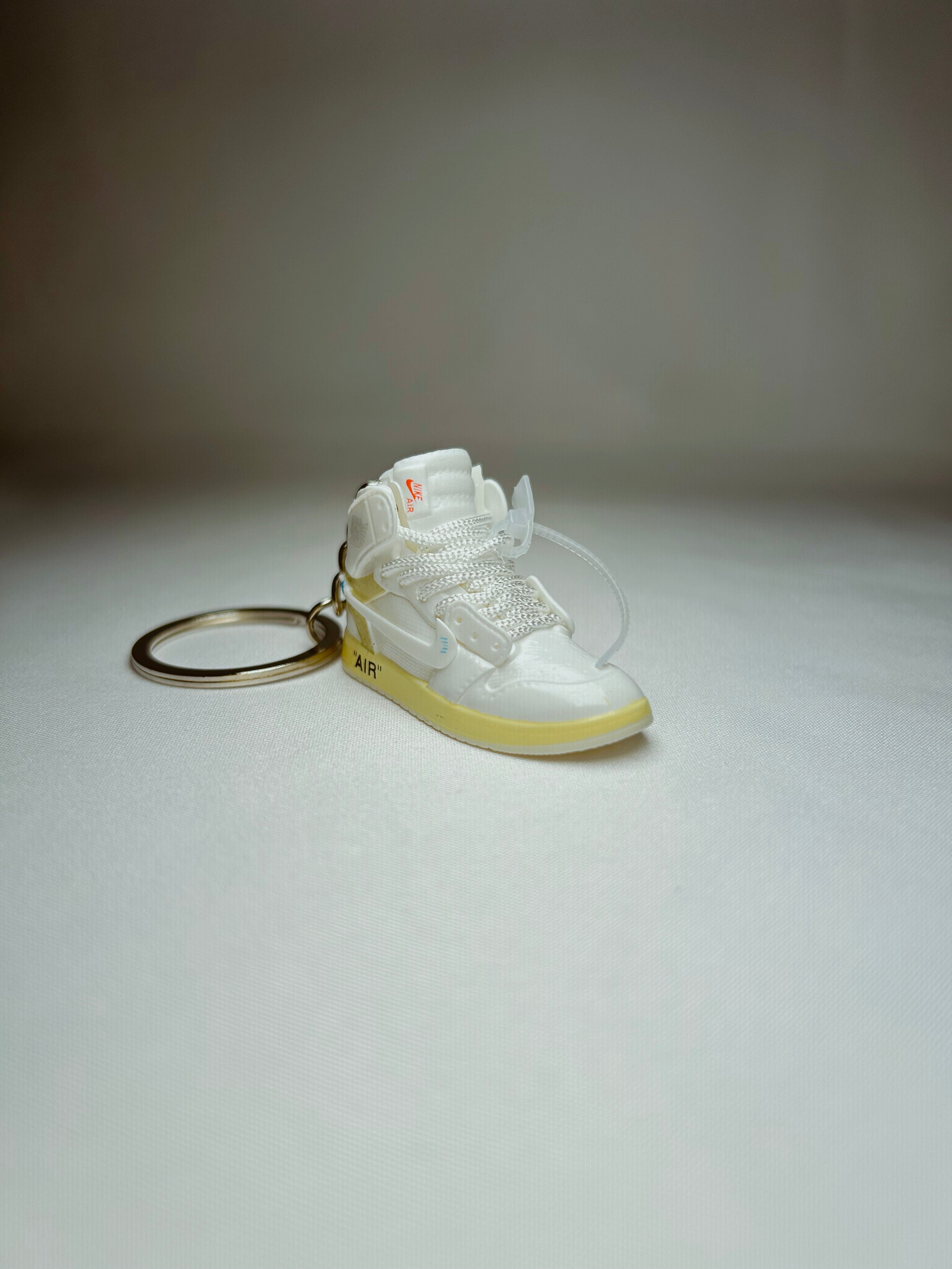 Off-White x Air Jordan 1 High NRG Mini Shoe Keychain 3D Rubber