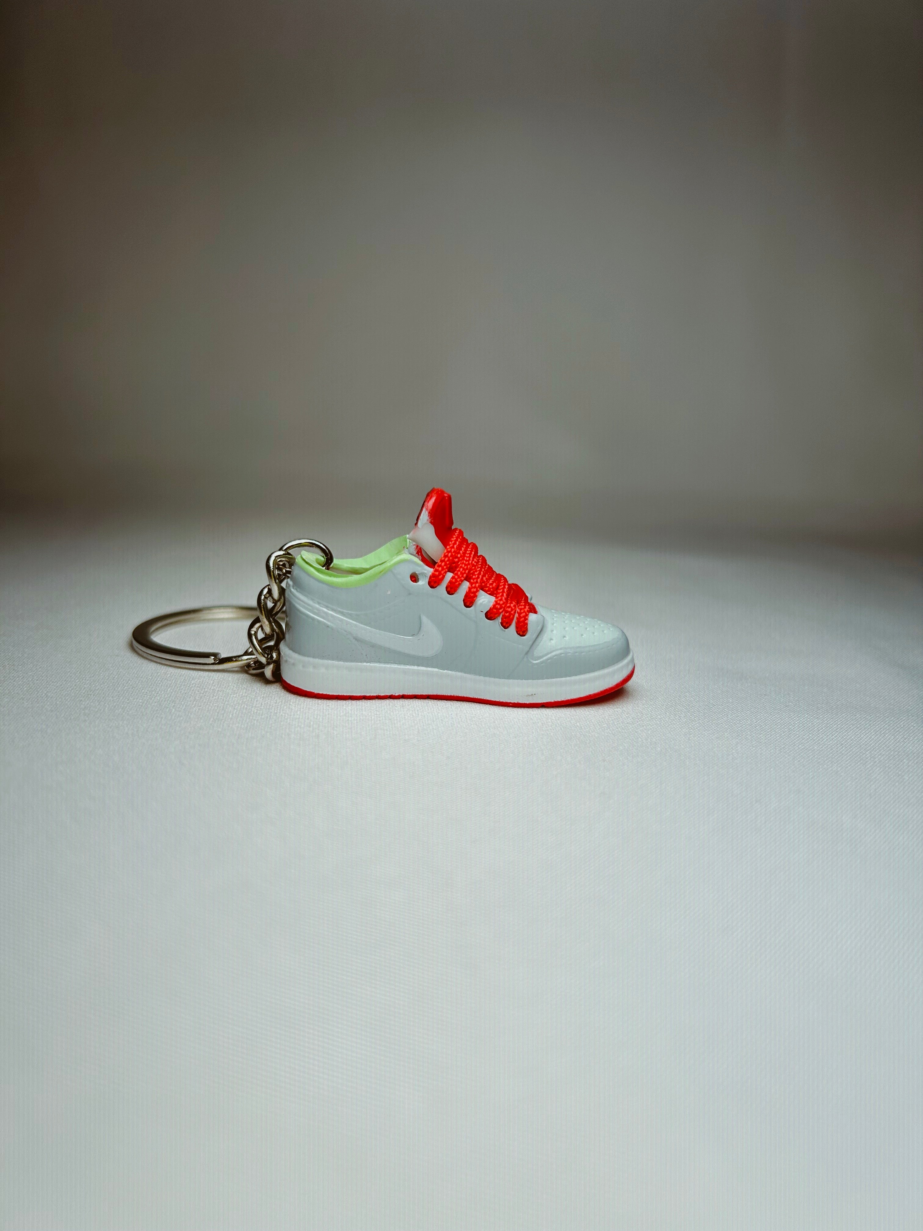 Air Jordan 1 Retro Low Hare Mini Shoe Keychain 3D Rubber