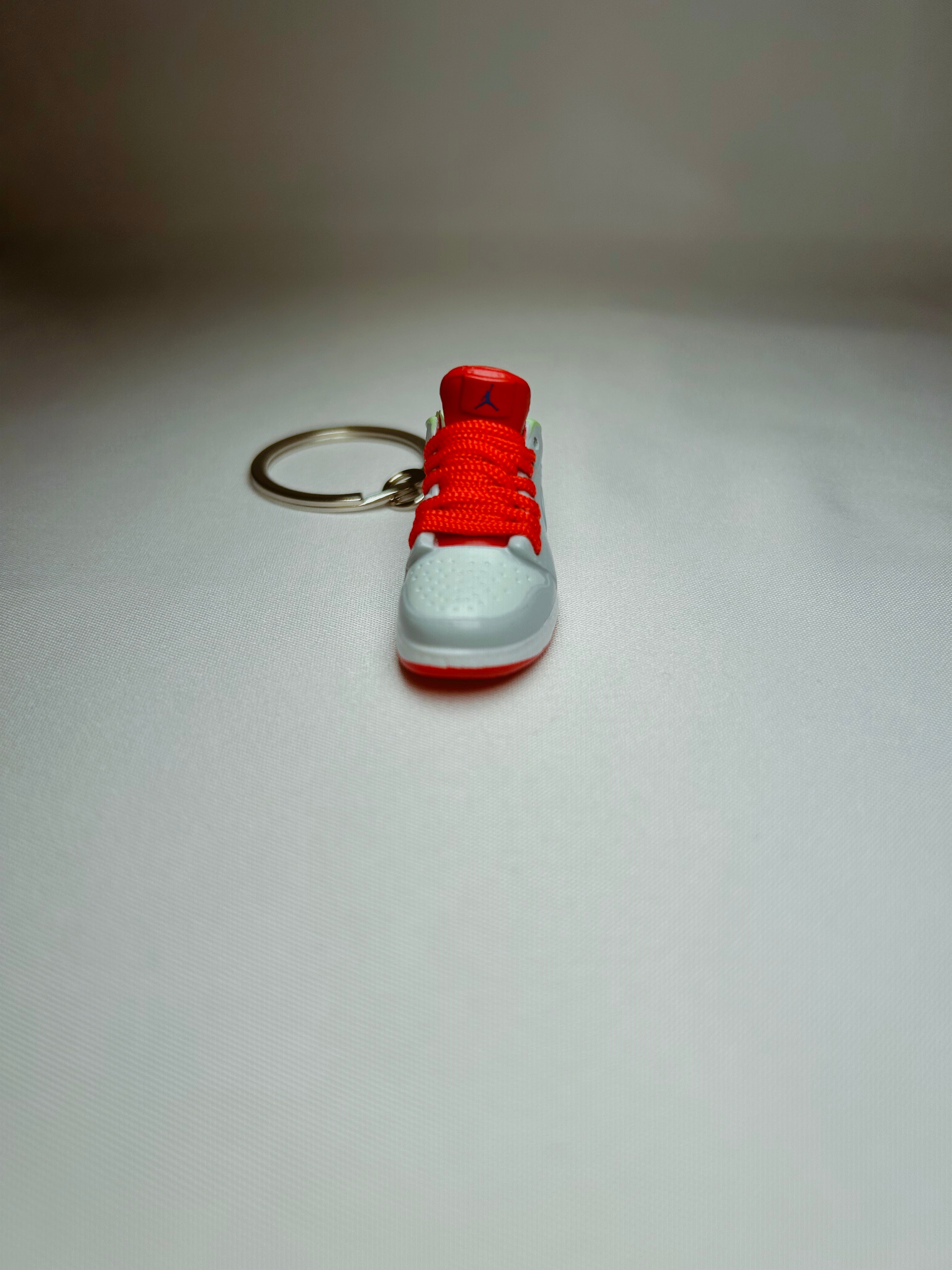 Air Jordan 1 Retro Low Hare Mini Shoe Keychain 3D Rubber