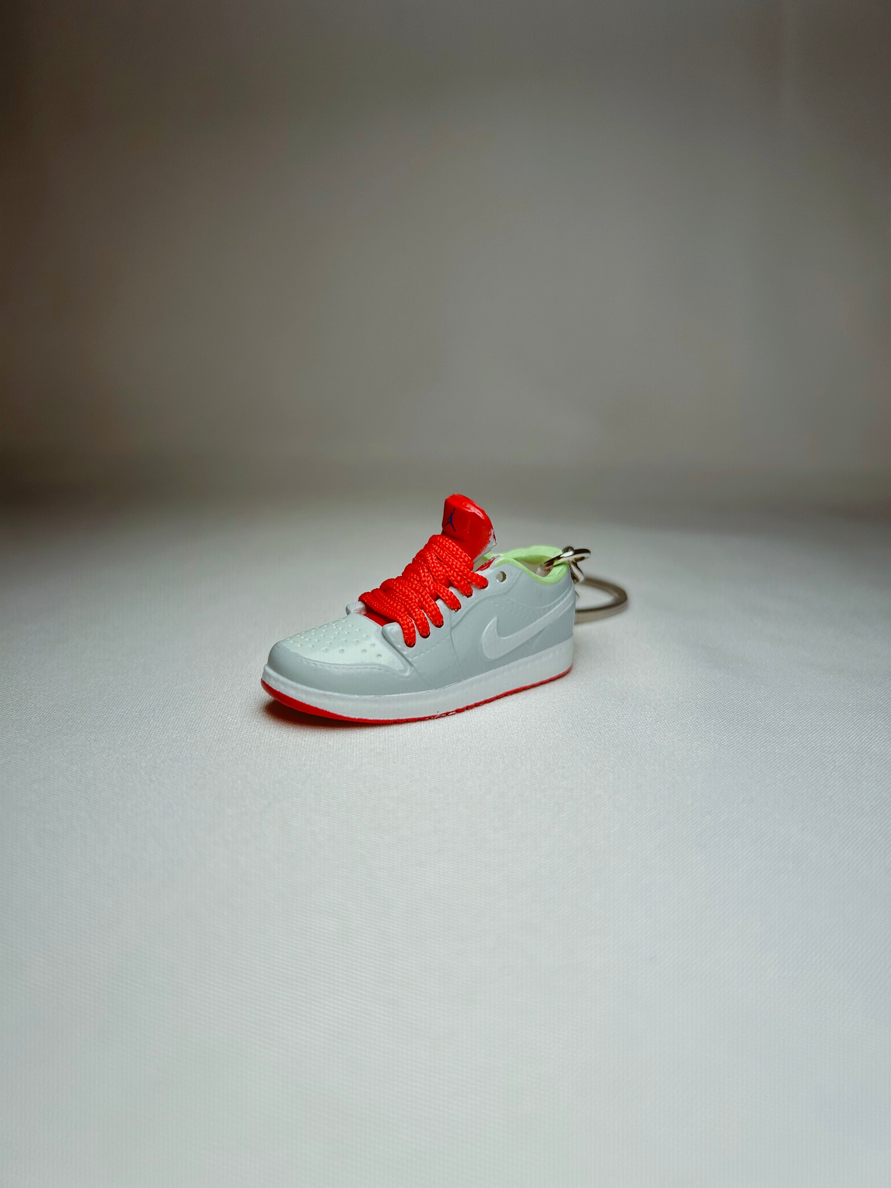 Air Jordan 1 Retro Low Hare Mini Shoe Keychain 3D Rubber