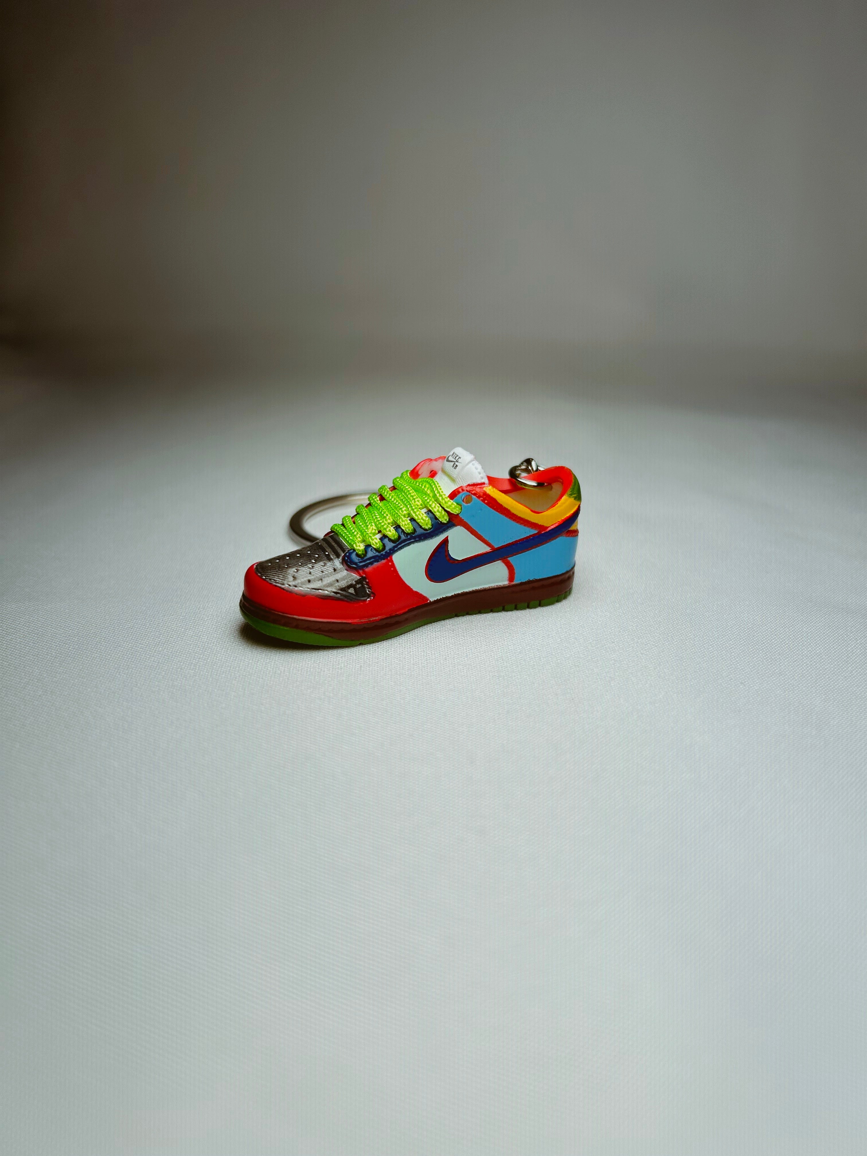 Nike Dunk Low Retro 'What The Dunk' (Right Shoe) Mini Sneaker 3D Rubber