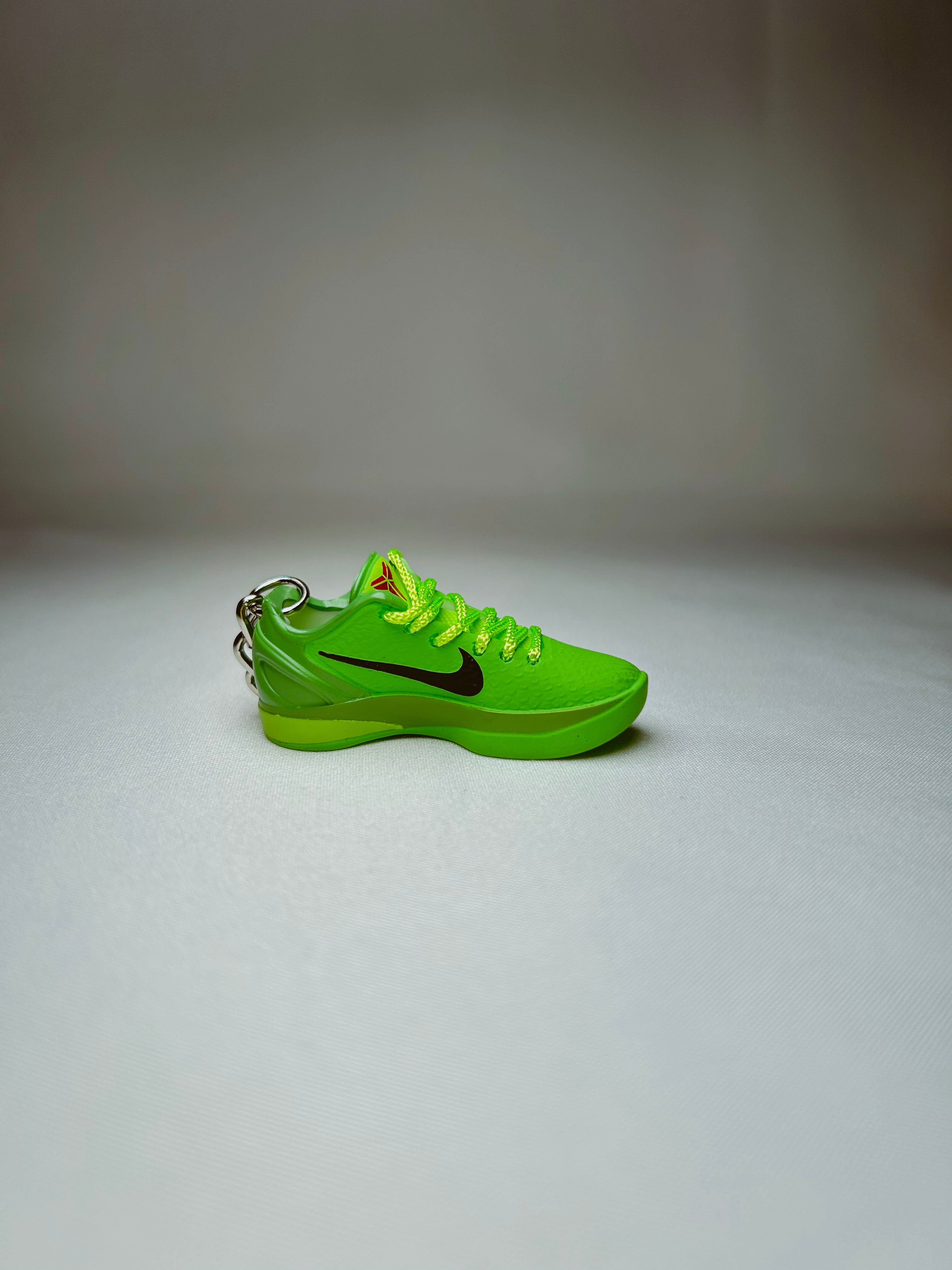 Nike Kobe 6 Protro "Grinch" Green Apple Mini Shoe Keychain