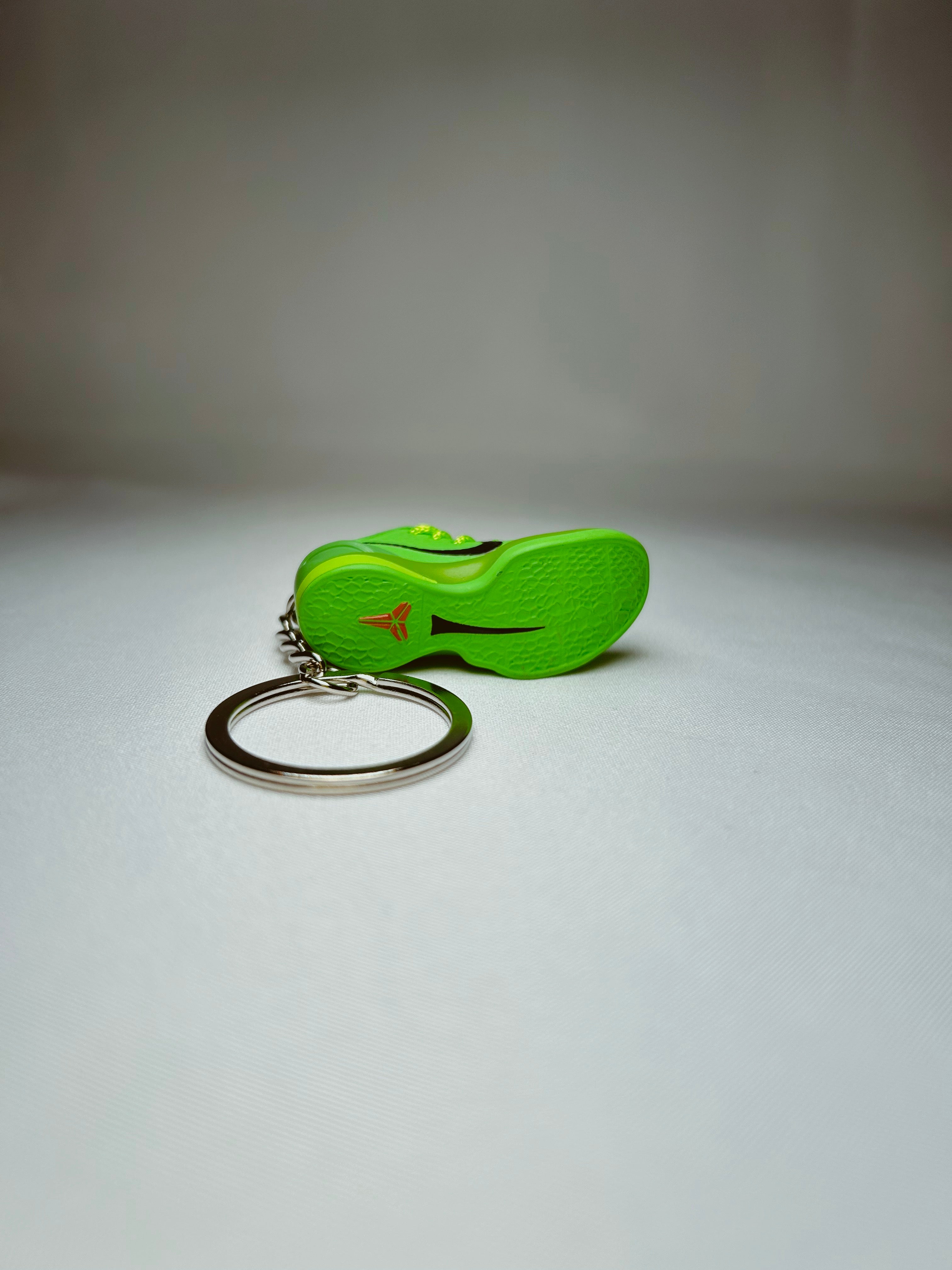 Nike Kobe 6 Protro "Grinch" Green Apple Mini Shoe Keychain