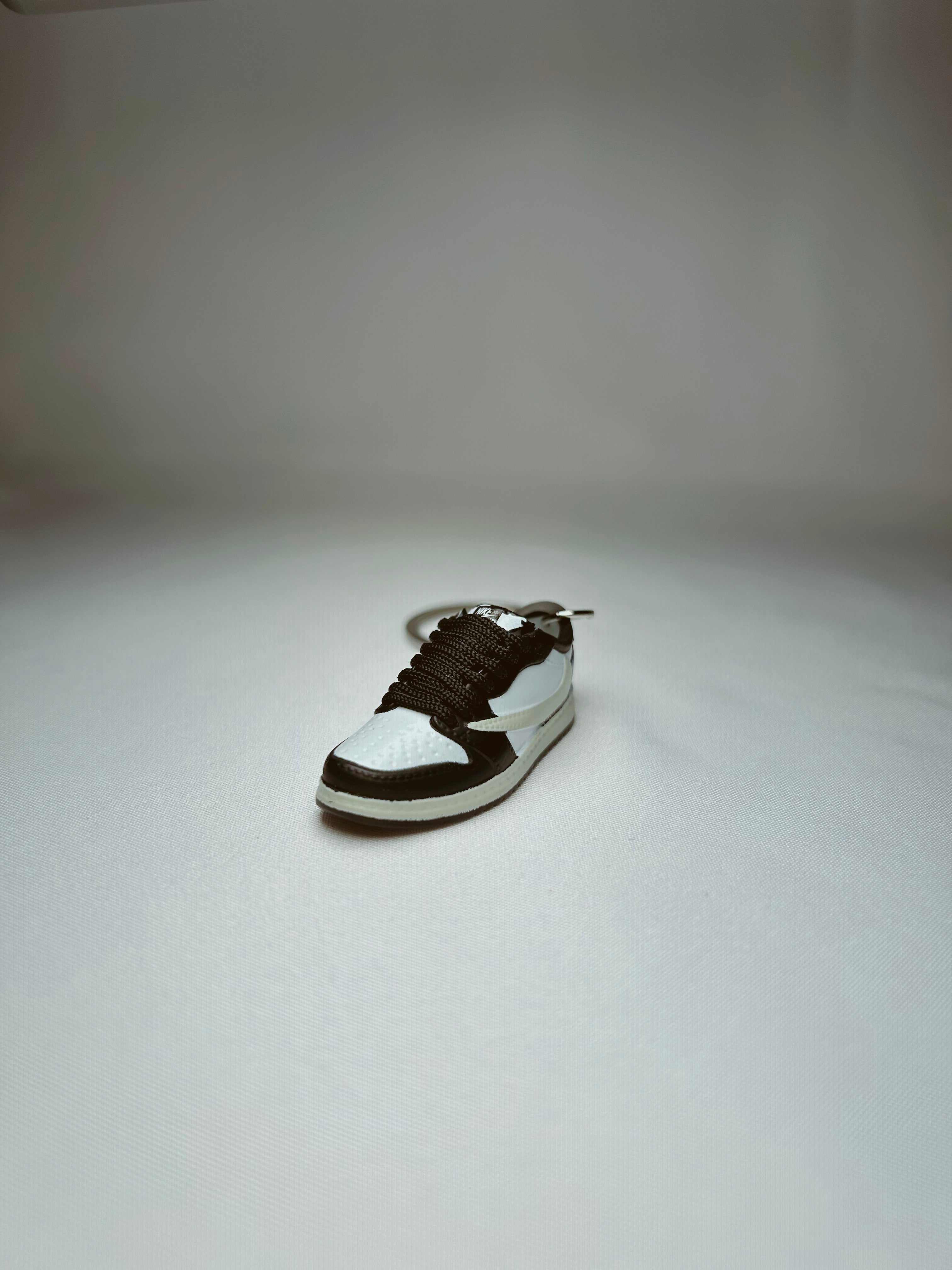 Air Jordan 1 Low Travis Scott Fragment Black Lace Mini Shoe Keychain