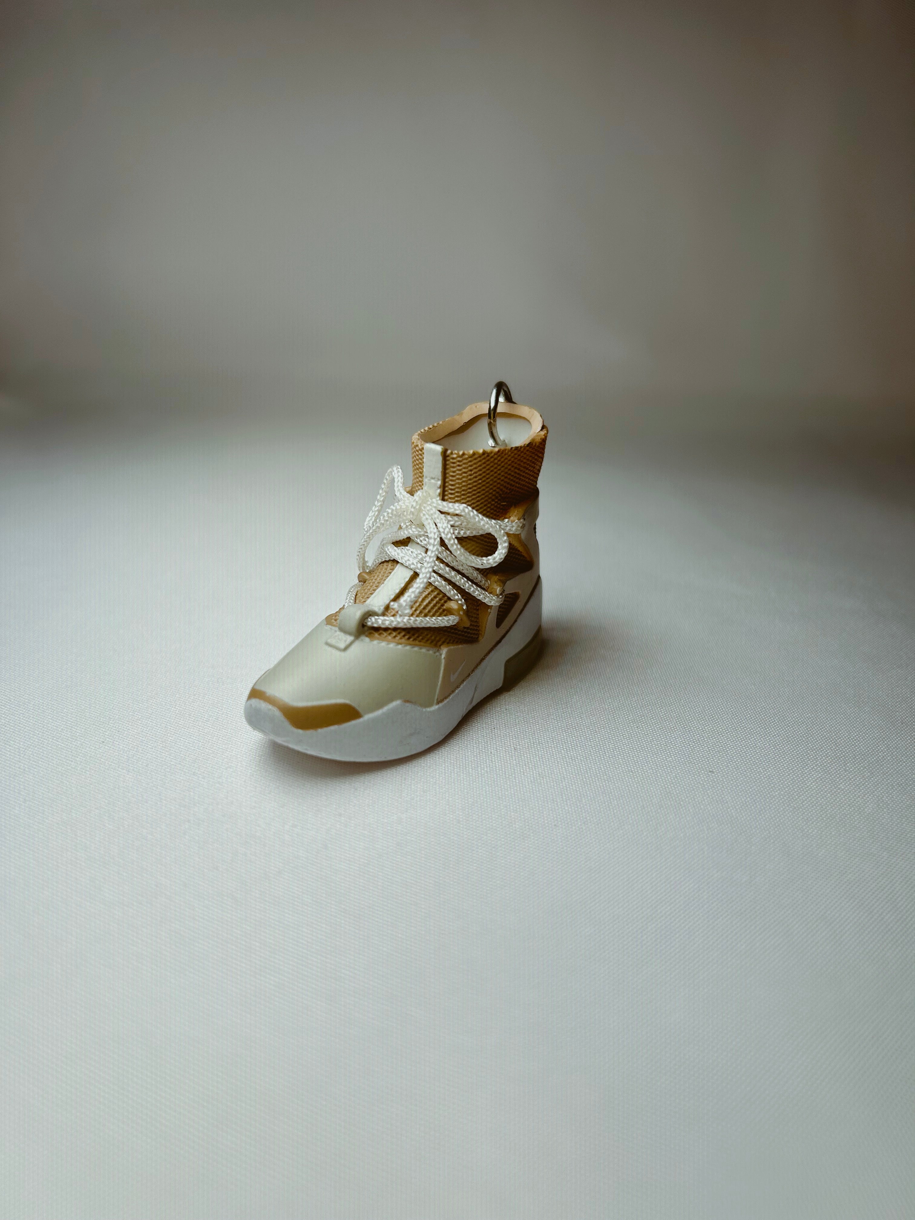 Nike Air FEAR OF GOD 1 Oatmeal Mini Shoe Keychain