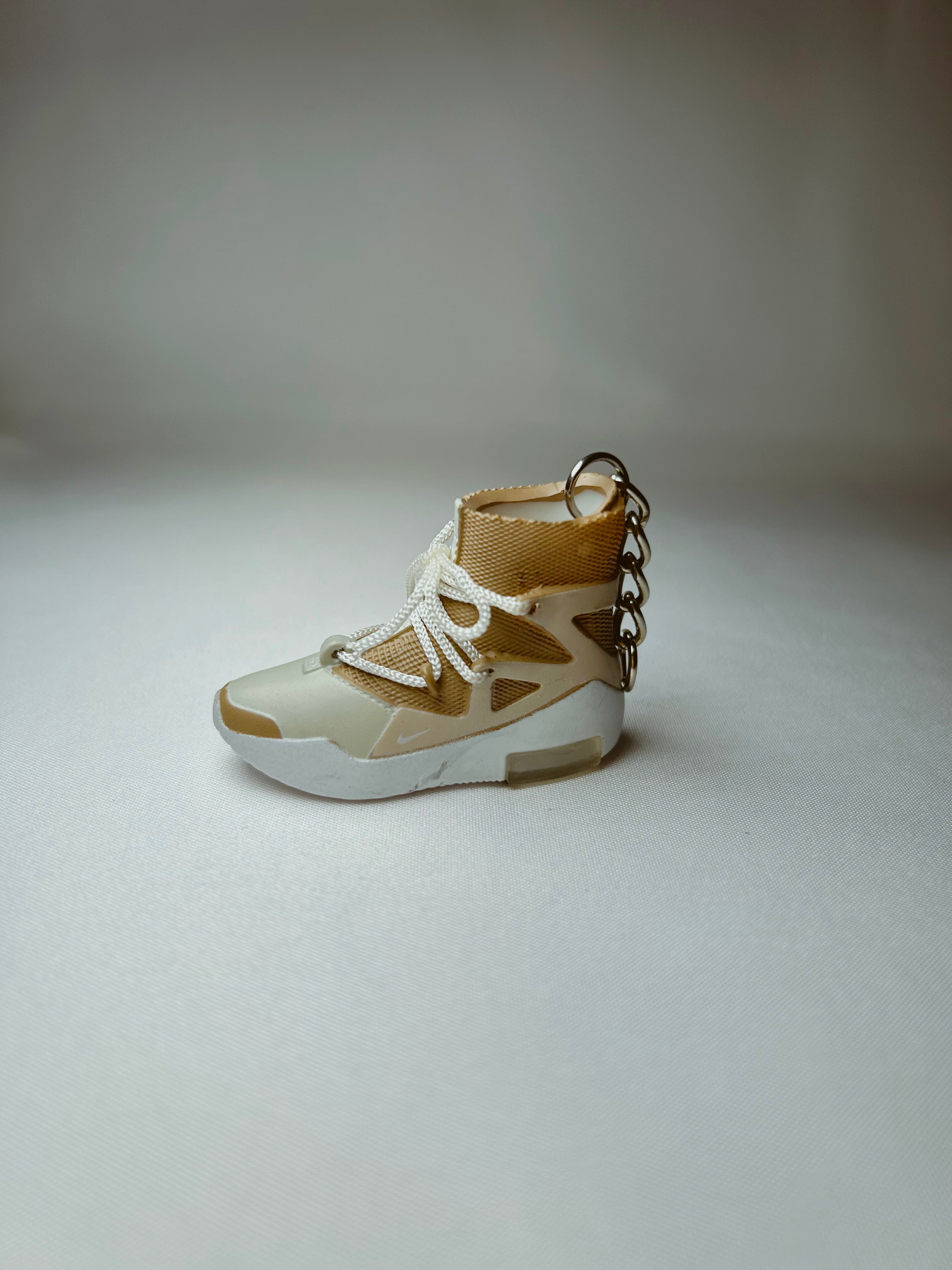 Nike Air FEAR OF GOD 1 Oatmeal Mini Shoe Keychain