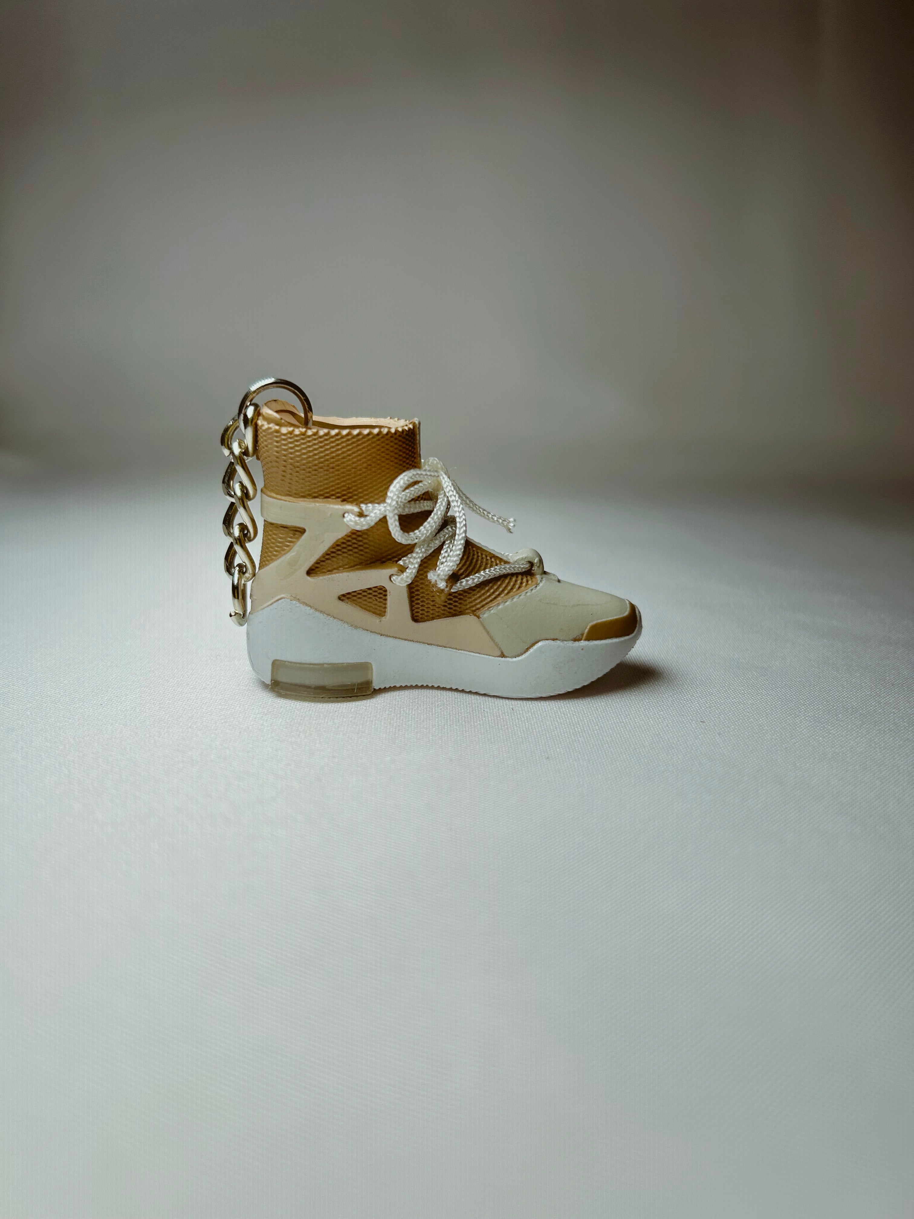 Nike Air FEAR OF GOD 1 Oatmeal Mini Shoe Keychain