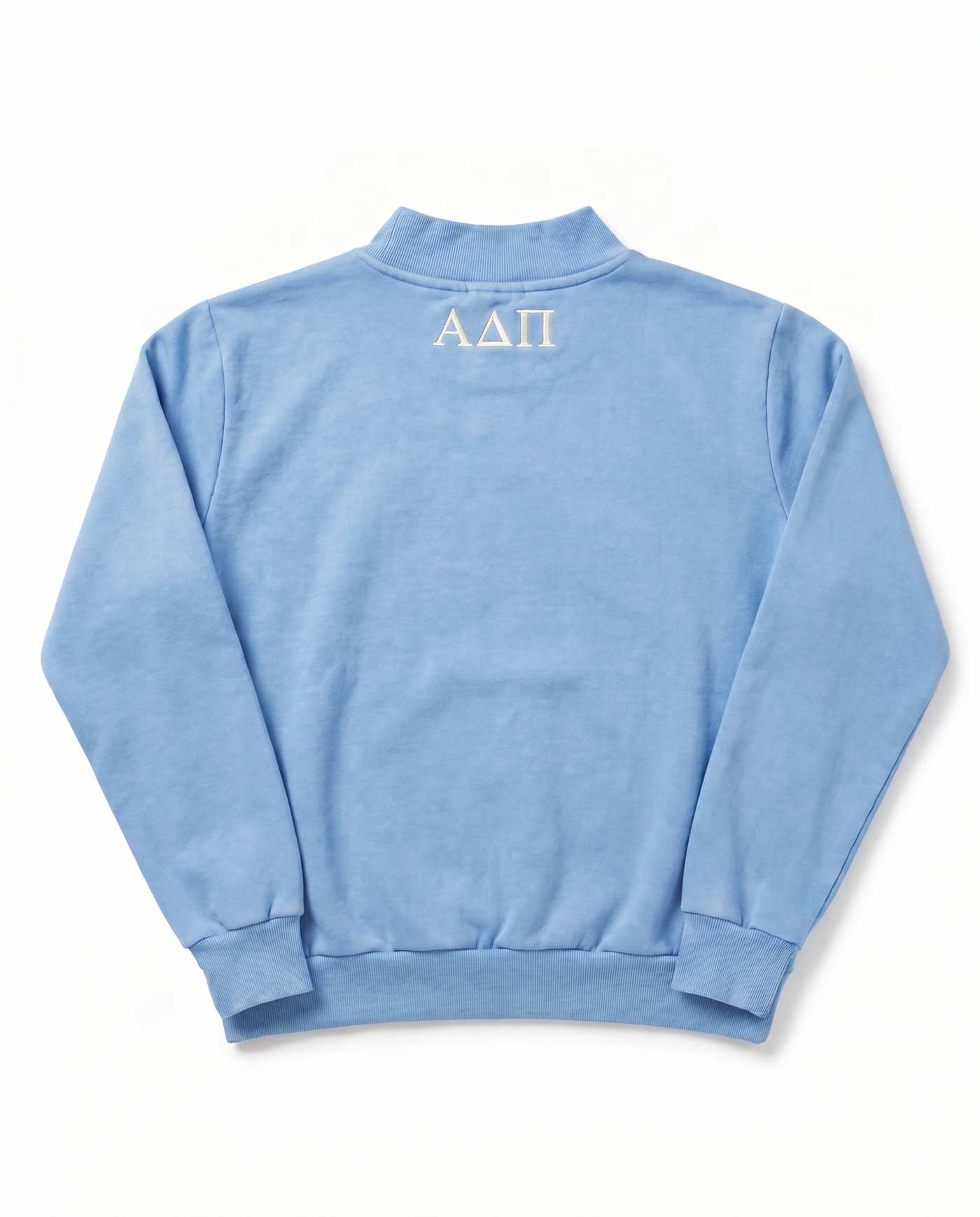 Alpha Delta Pi Mockneck Top back view - officially licensed ADPi sweatshirt