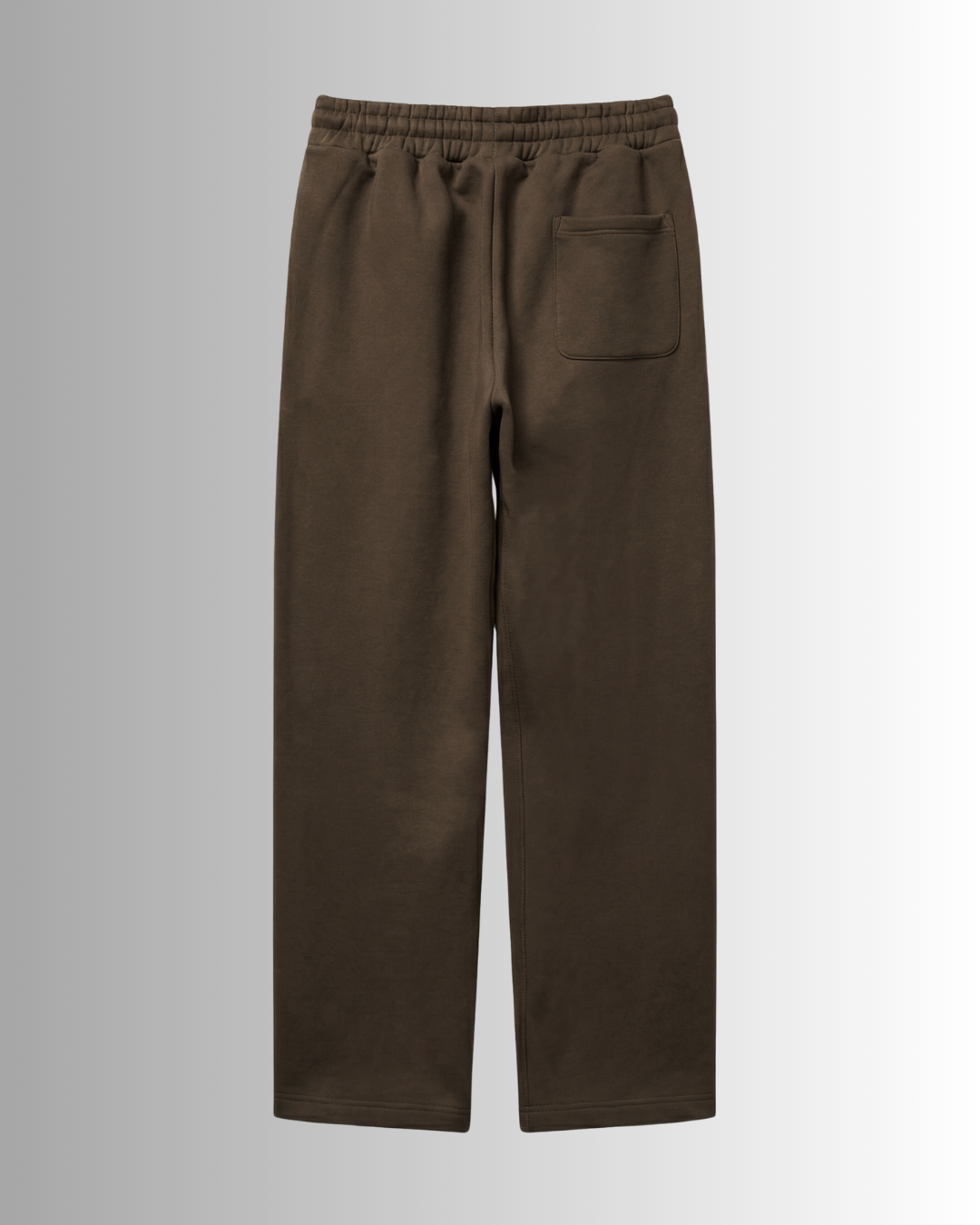 Brown sweatpants on a white background