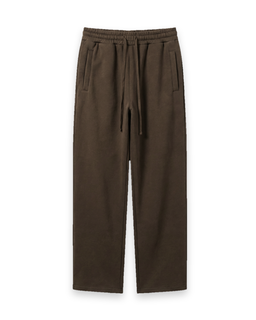 Premium Heavyweight Sweatpants Brown on white background