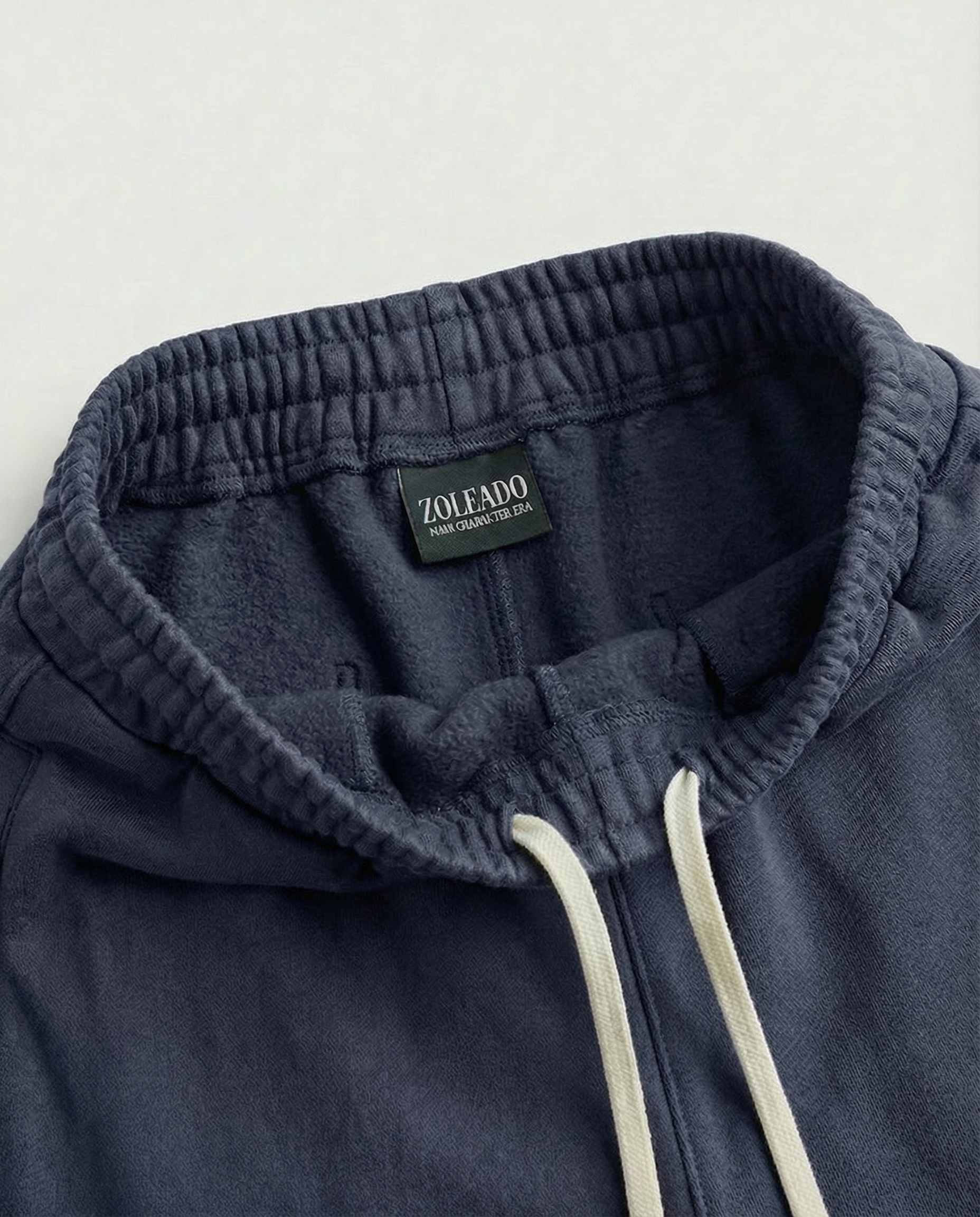 Zoleado heavyweight boxy sweatpants in blue acid wash