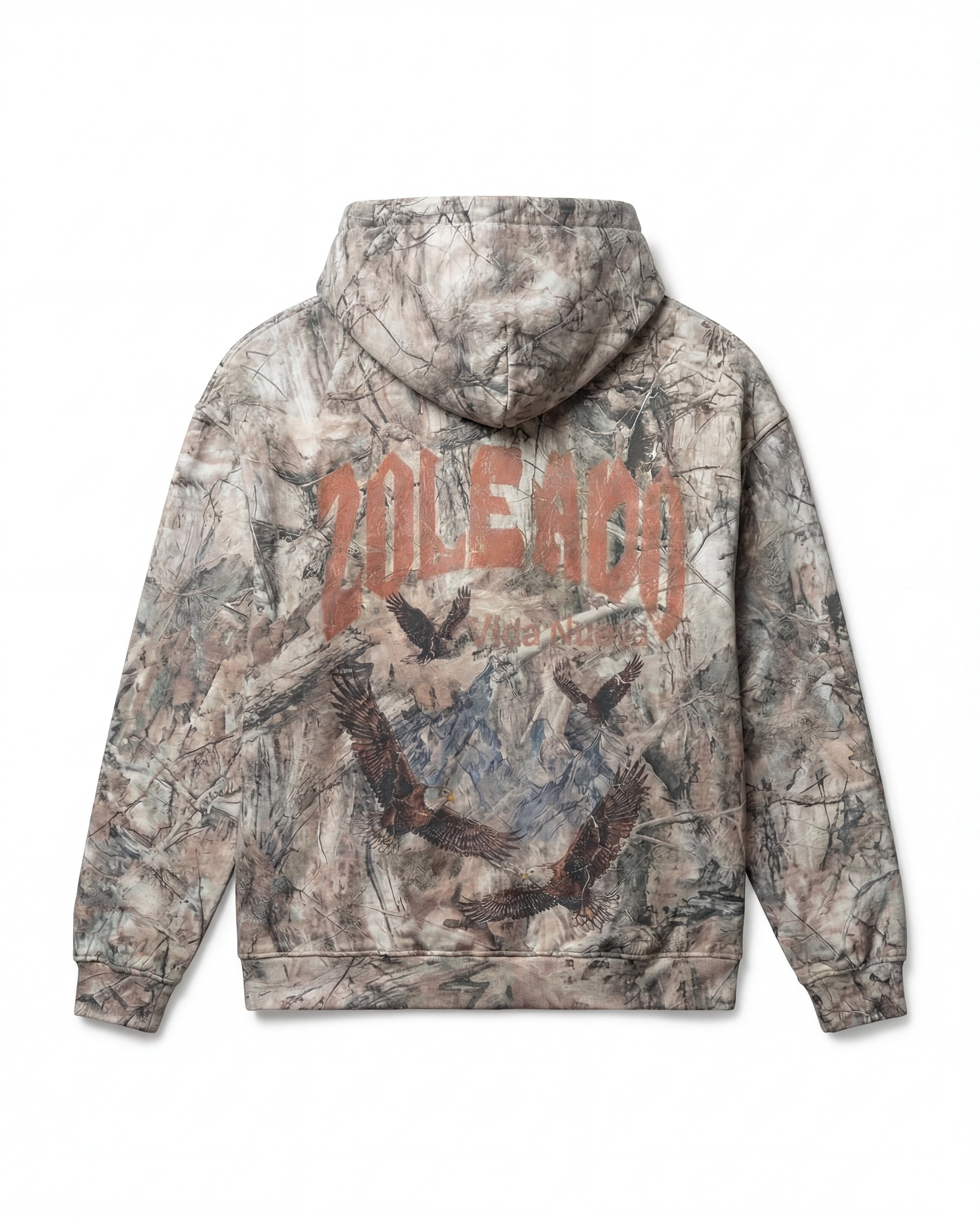 Heavyweight Camo Hoodie – 100% Cotton Streetwear | Zoleado
