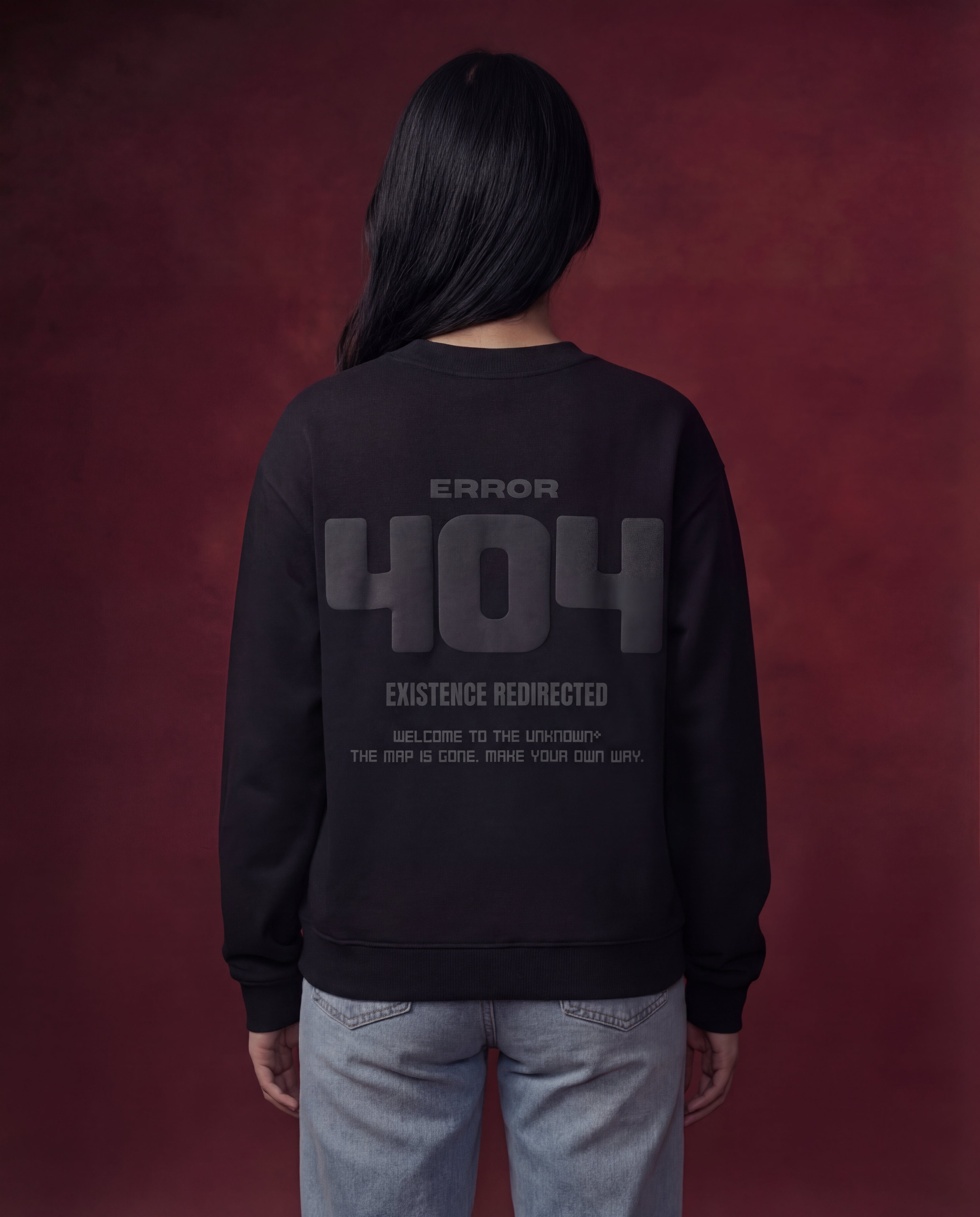 Zoleado Error 404 Puff Print Crewneck