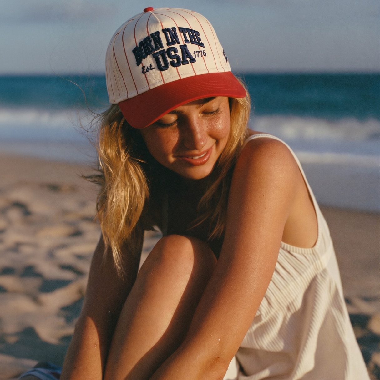 Born in the USA Hat – Pinstripe